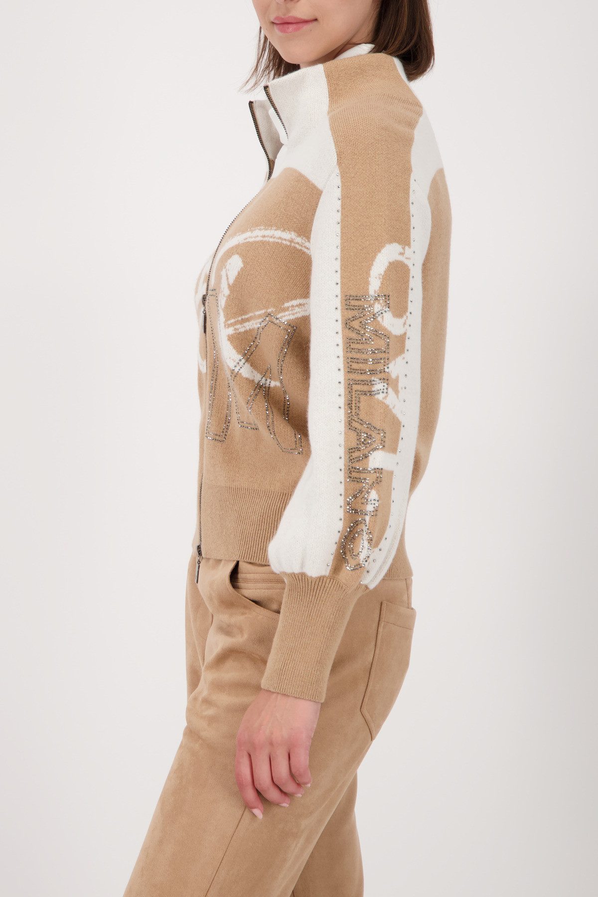 Monari Strickpullover Strickjacke