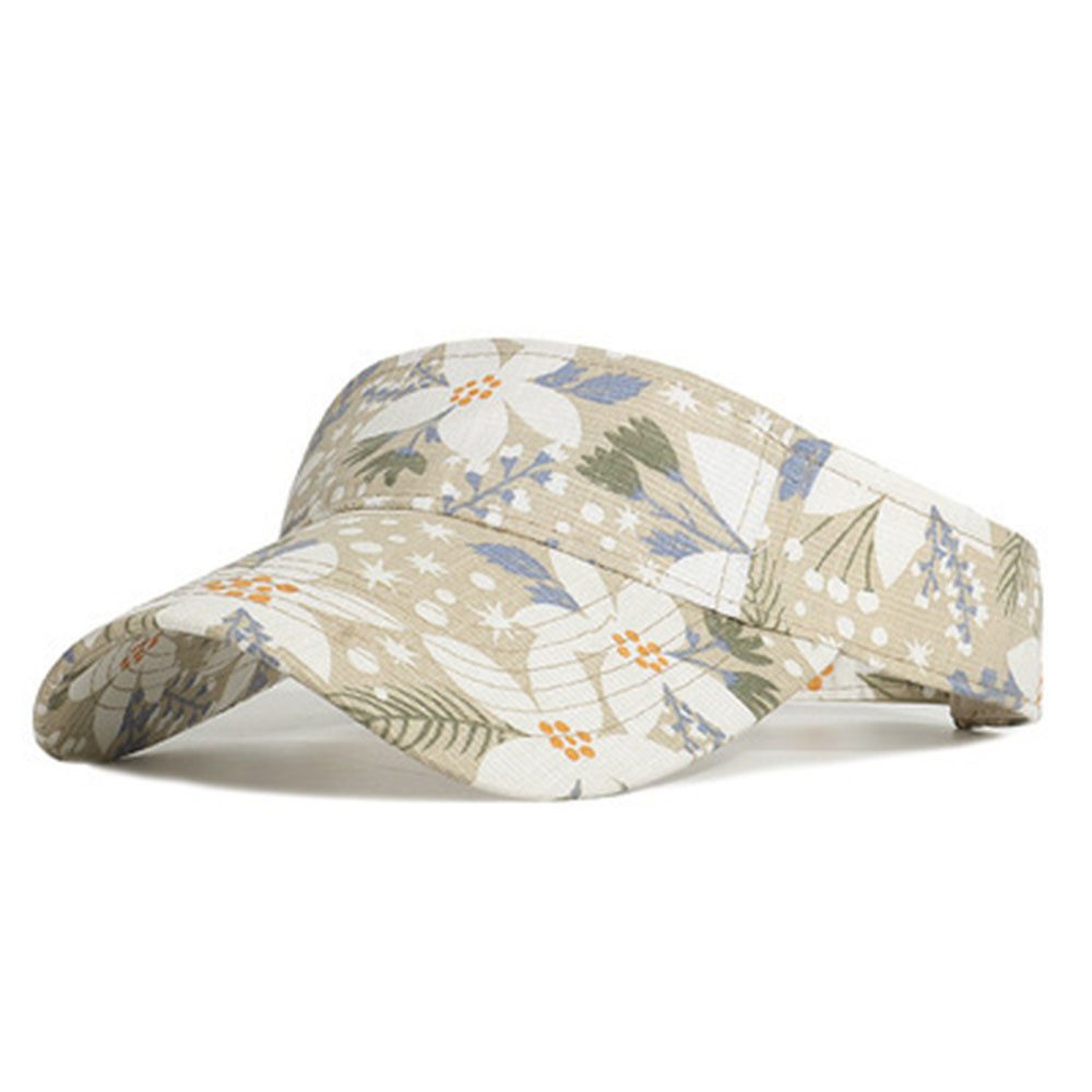 Zaewry Baseball Cap Sonne Schirmmütze Frauen Männer Sonnenschutz Kopf Sonnenkappe Print Blume Leicht Faltbar Schnell Trocknend Tennis Kappe