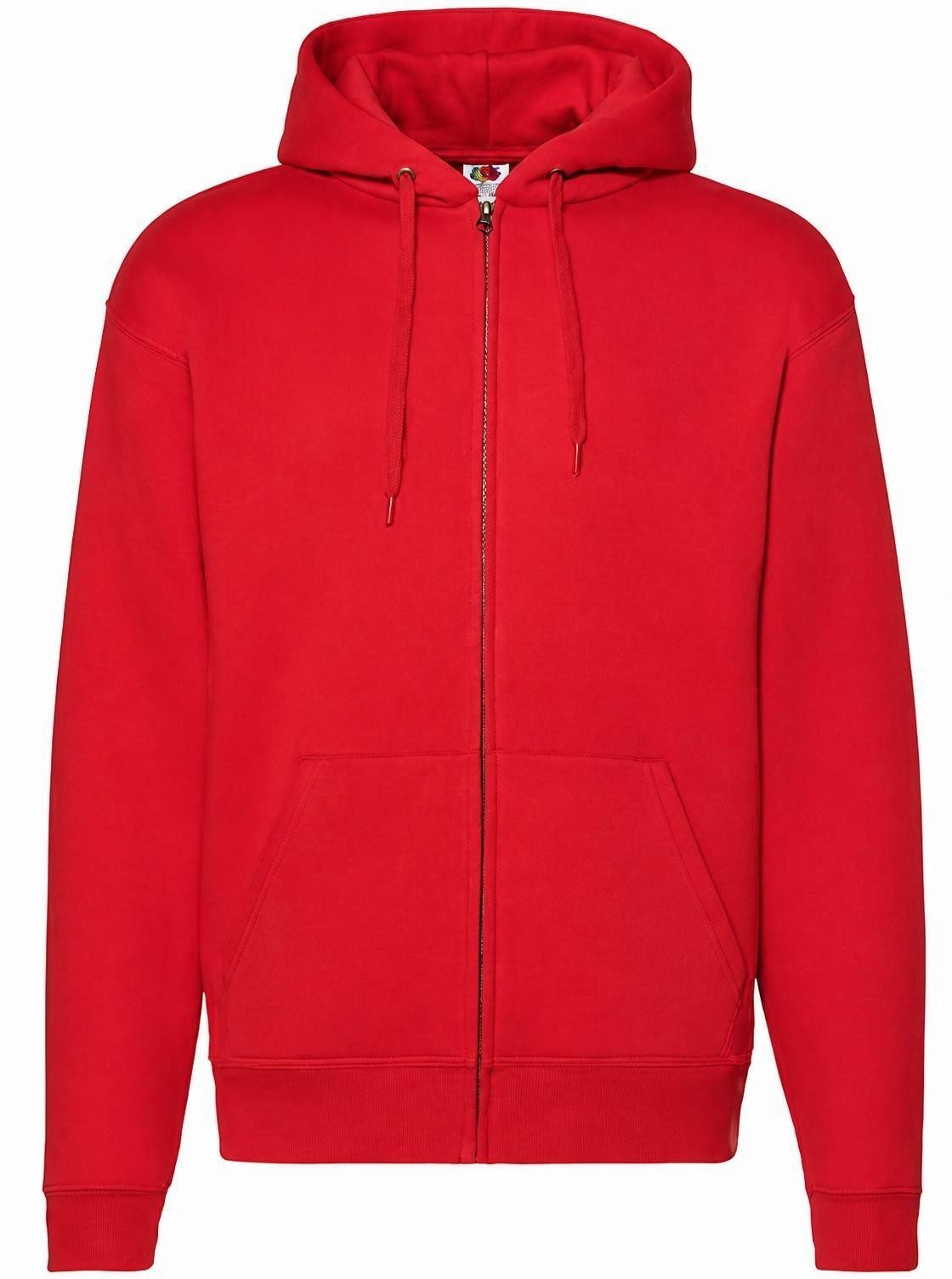 Fruit of the Loom Kapuzensweatjacke Premium Hooded Sweat-Jacket
