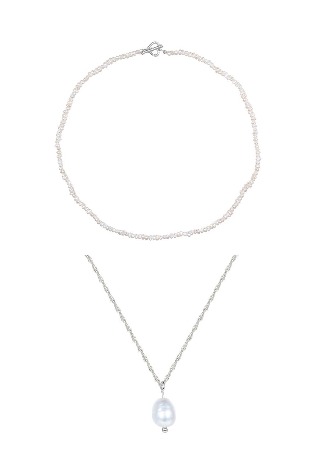 Hey Happiness Perlenketten-Set 2er Layer 925 günstig online kaufen