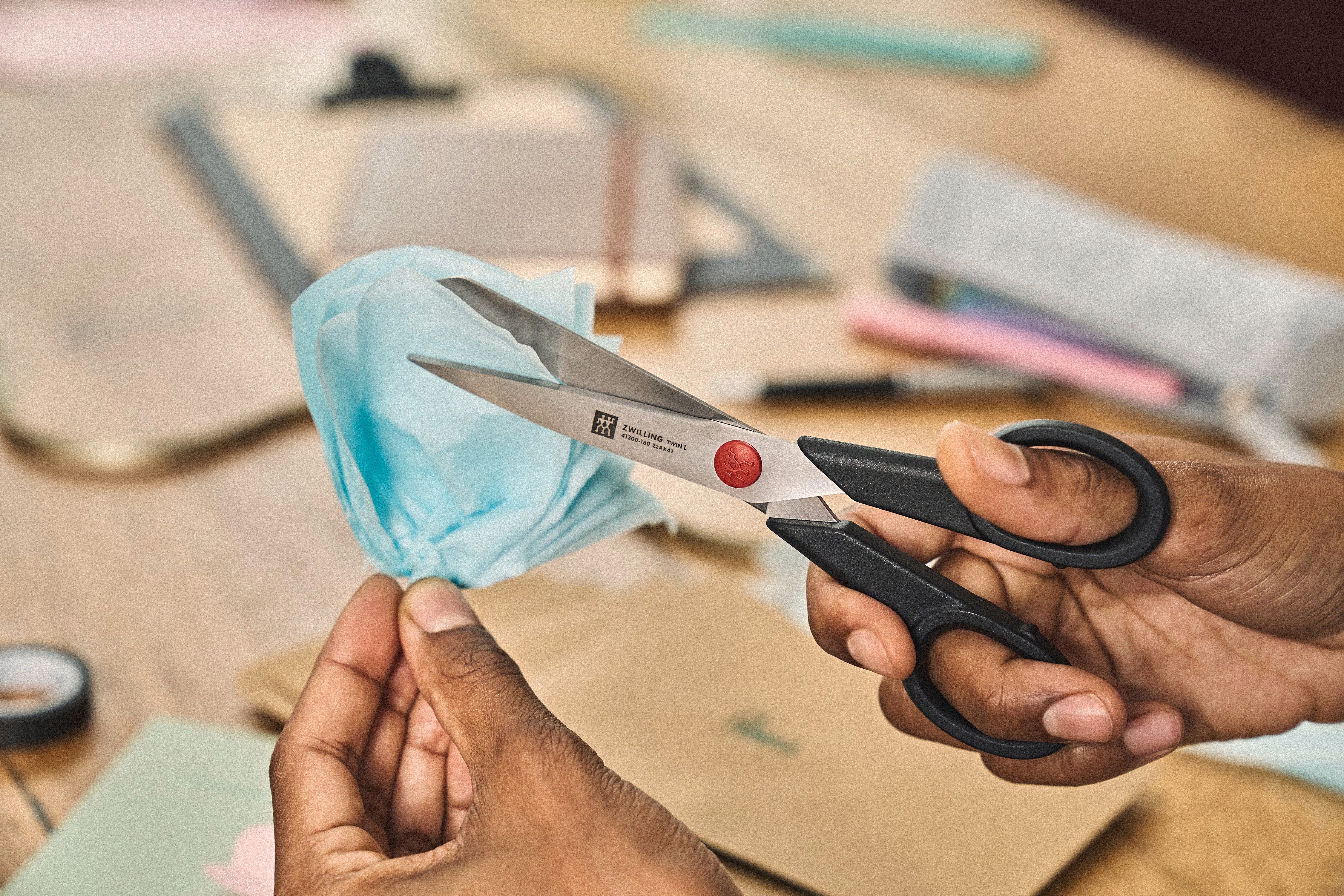 Zwilling Haushaltsschere TWIN L, (1-tlg), Rostfreier Spezialstahl, Ergonomisch, schwarz