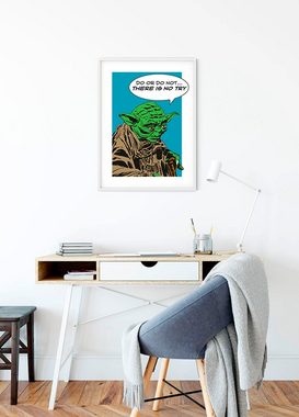 Komar Poster Star Wars Classic Comic Quote Yoda, Star Wars (1 St), Kinderzimmer, Schlafzimmer, Wohnzimmer