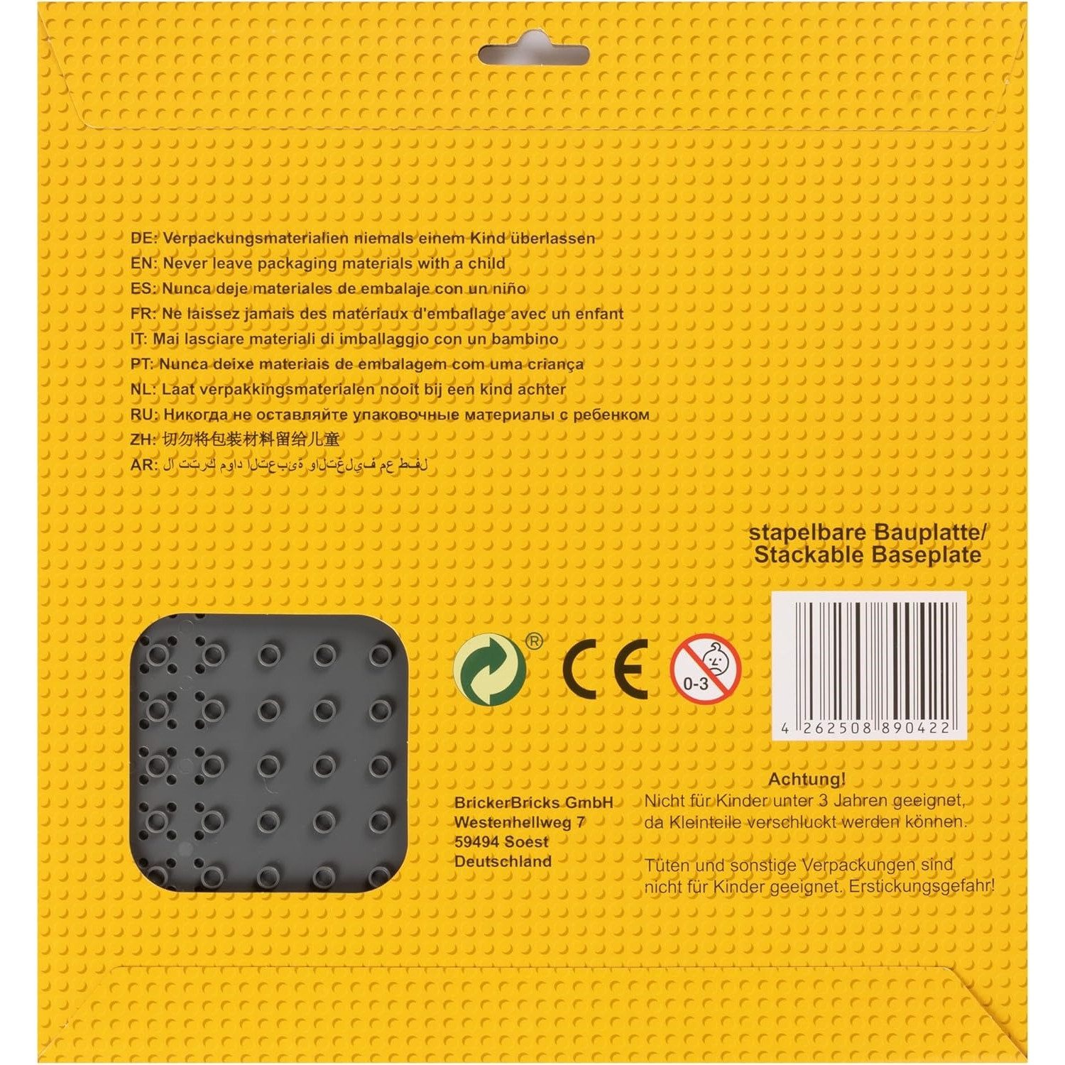 Mould King B-00027 Straßenplatte 32 x 32 Gerade Konstruktionsspielsteine – Bild 3 von 4