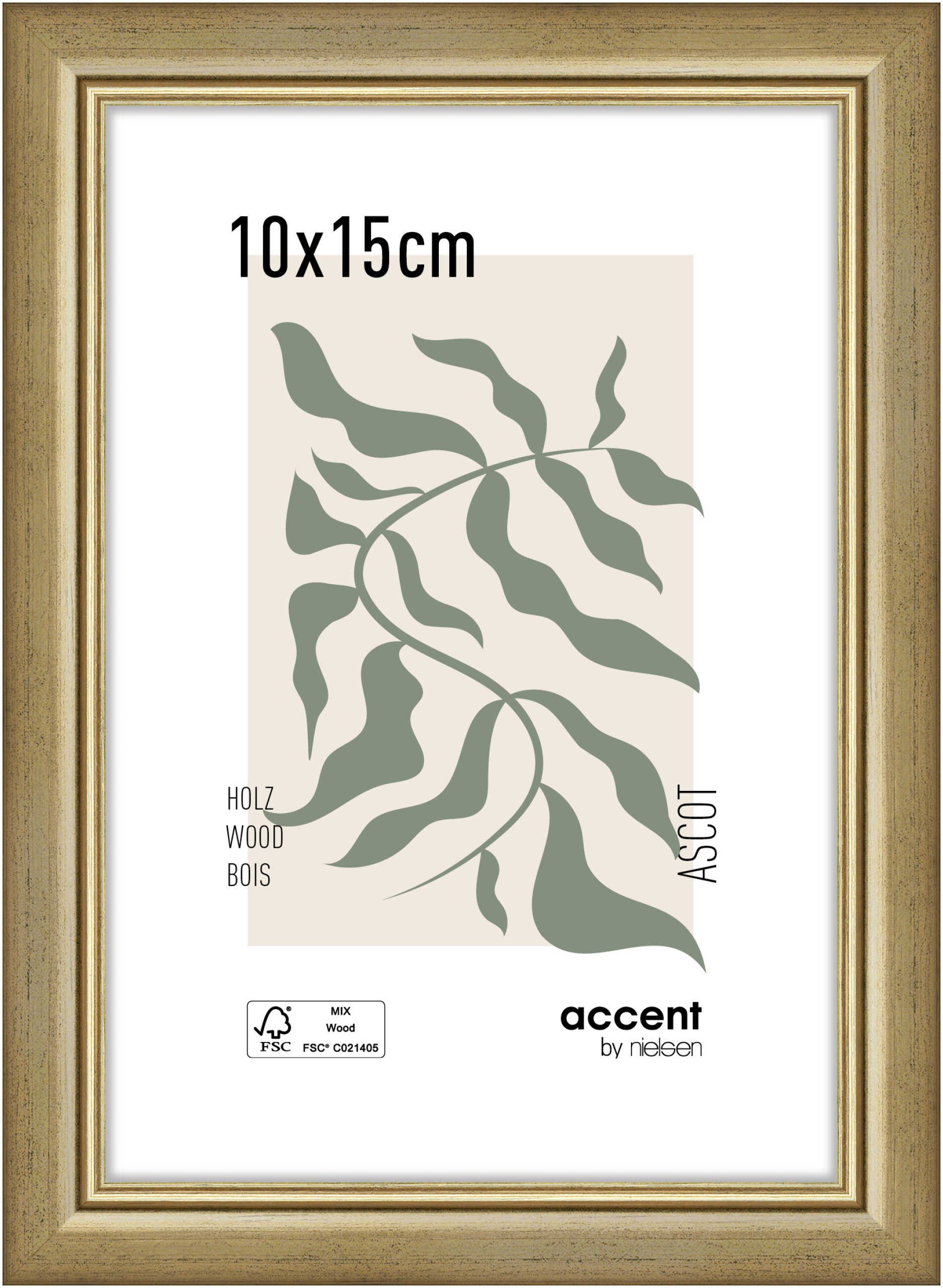 accent by nielsen Bilderrahmen Holz Bilderrahmen Ascot, (1 St)