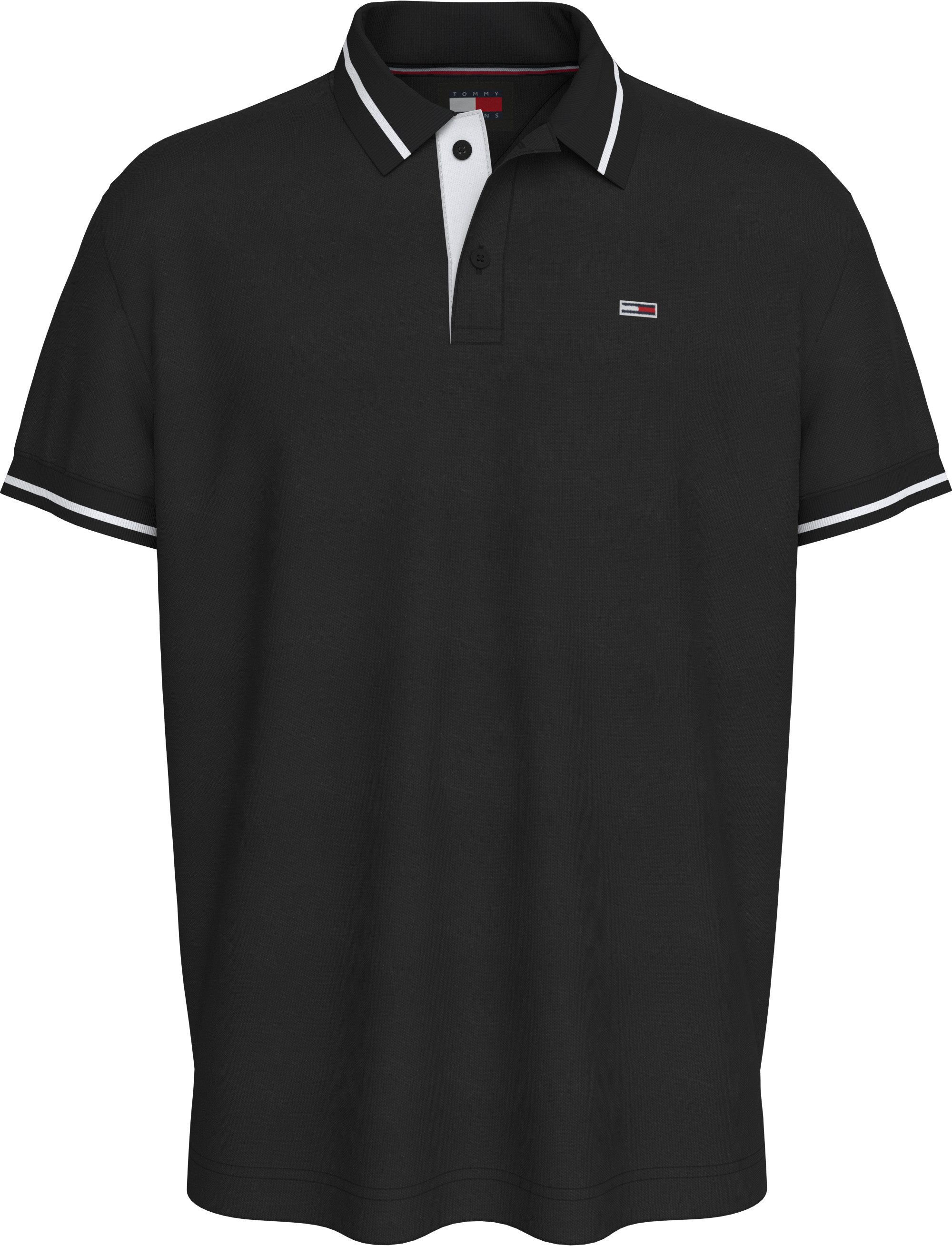 Tommy Jeans Poloshirt TJM REG TIPPED POLO mit Streifendetails