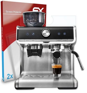 atFoliX Schutzfolie Displayschutz für Design Espresso Barista Pro, (2 Folien), Ultraklar und hartbeschichtet