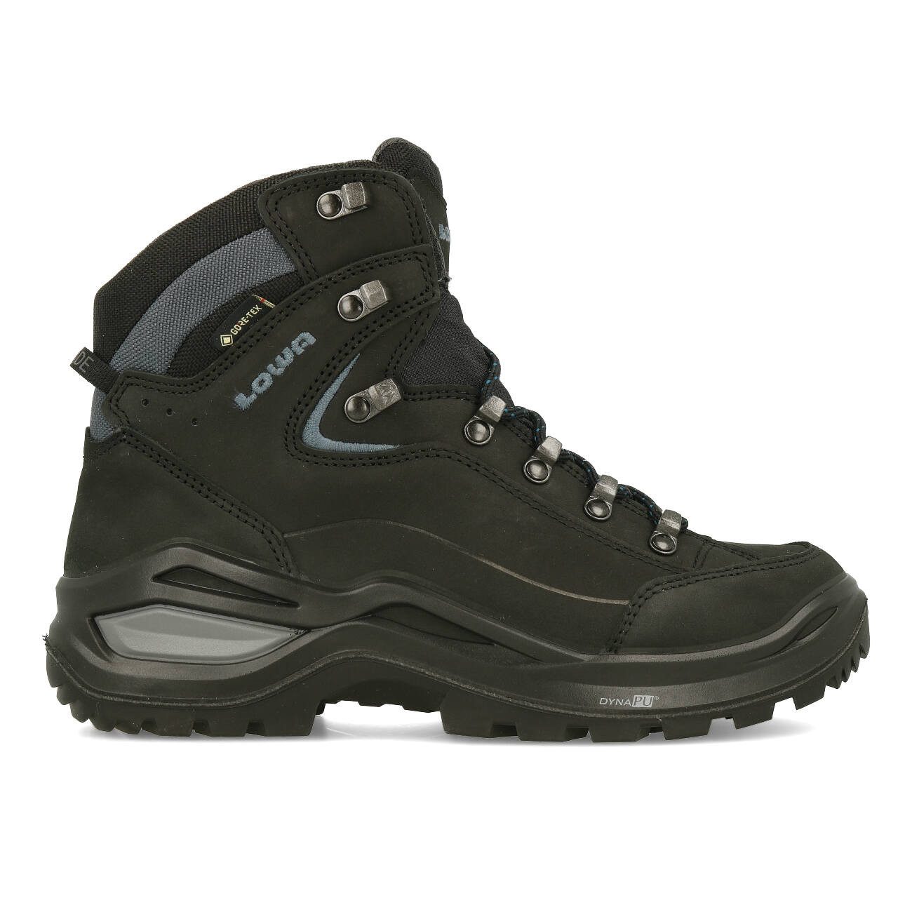 Lowa Renegade Evo GTX Mid Ws Damen Schwarz Blau Outdoorschuh