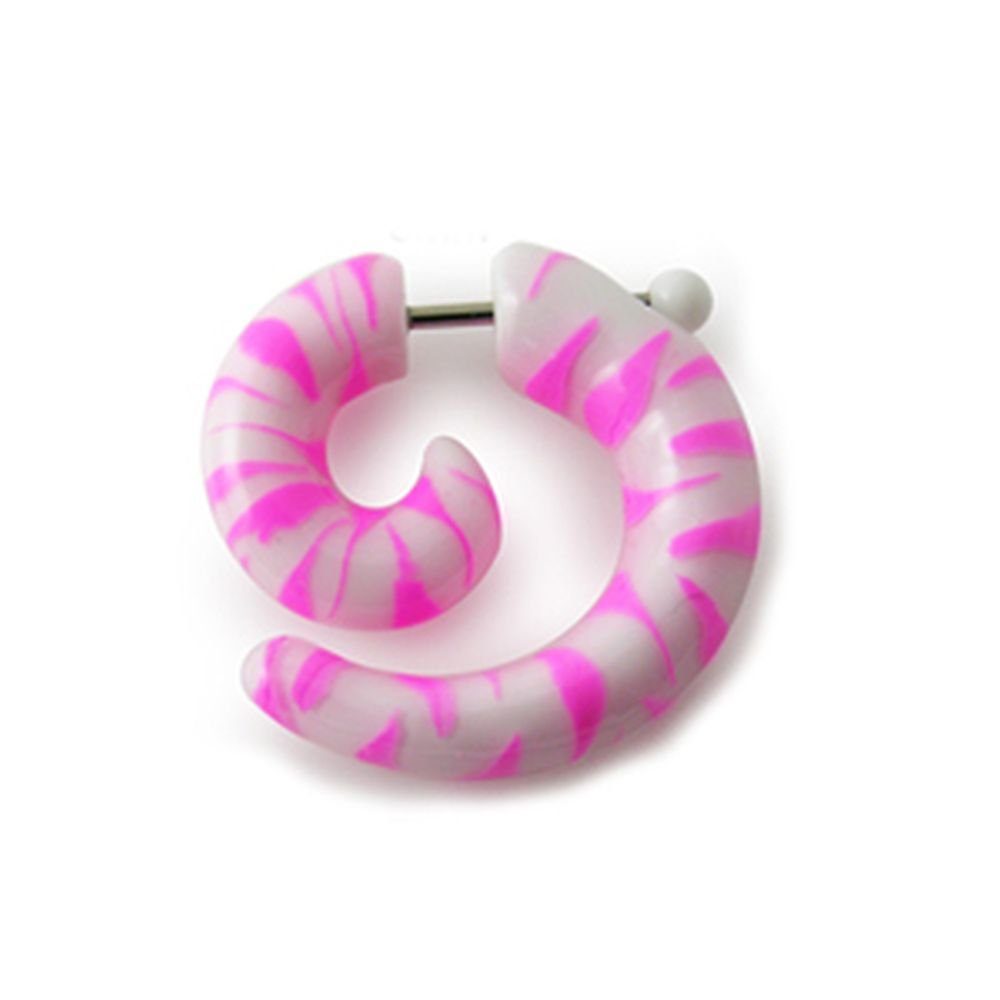 Vivance Fake-Spirale Fake Dehnschnecke, mit Neonstreifen