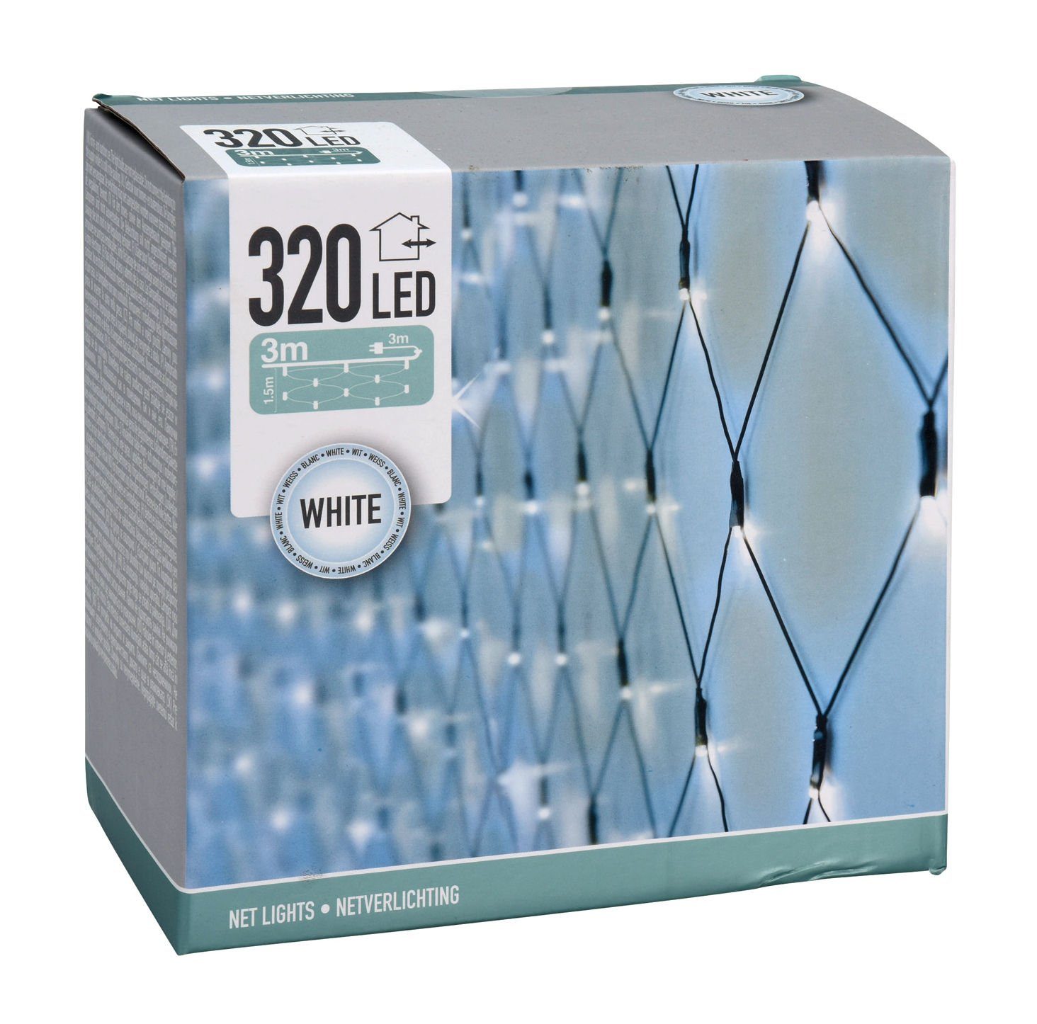 Spetebo LED-Lichternetz LED Lichternetz mit 320 günstig online kaufen
