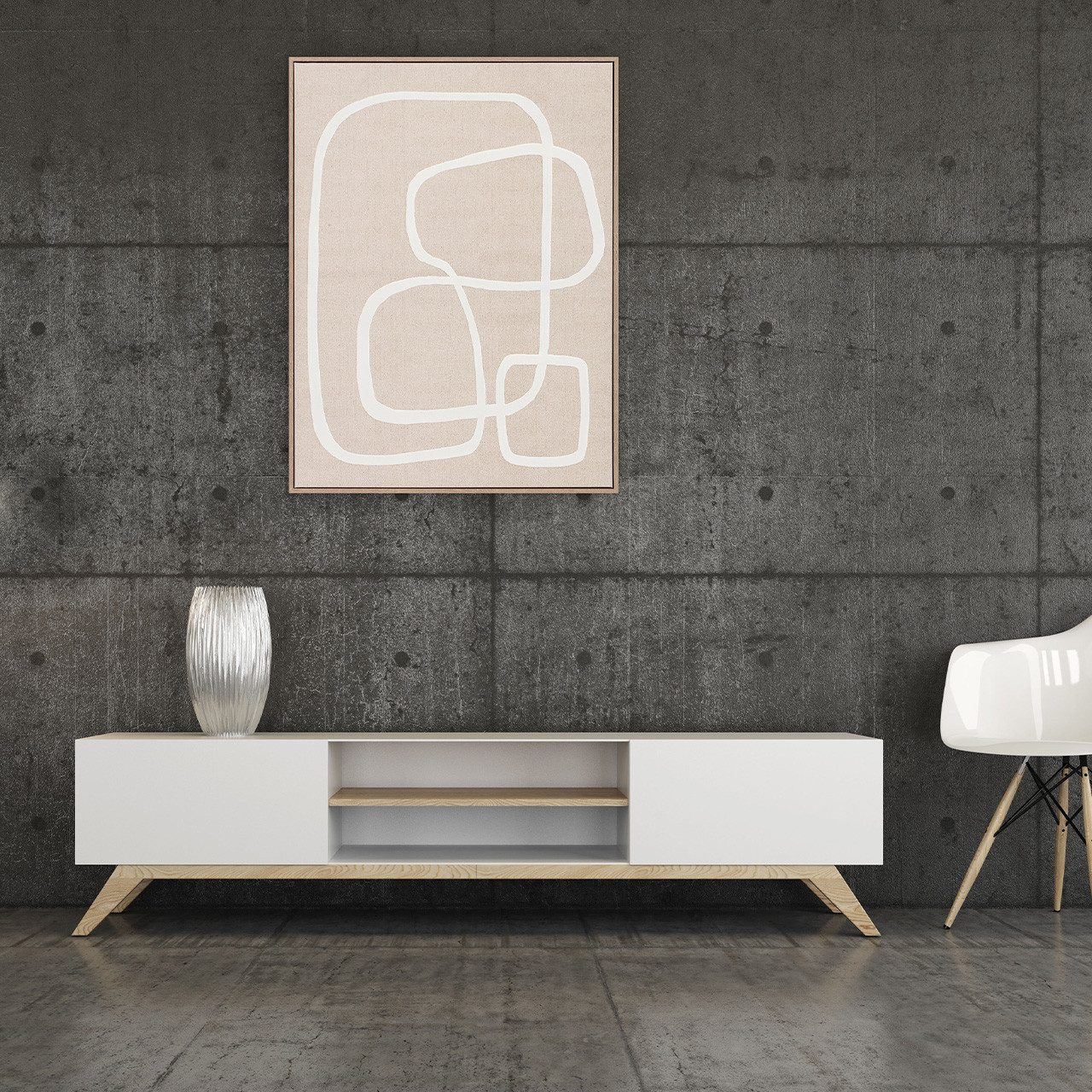 ArtUniverse Gemälde Pure Lines 62 x 82 cm, Abstrakt