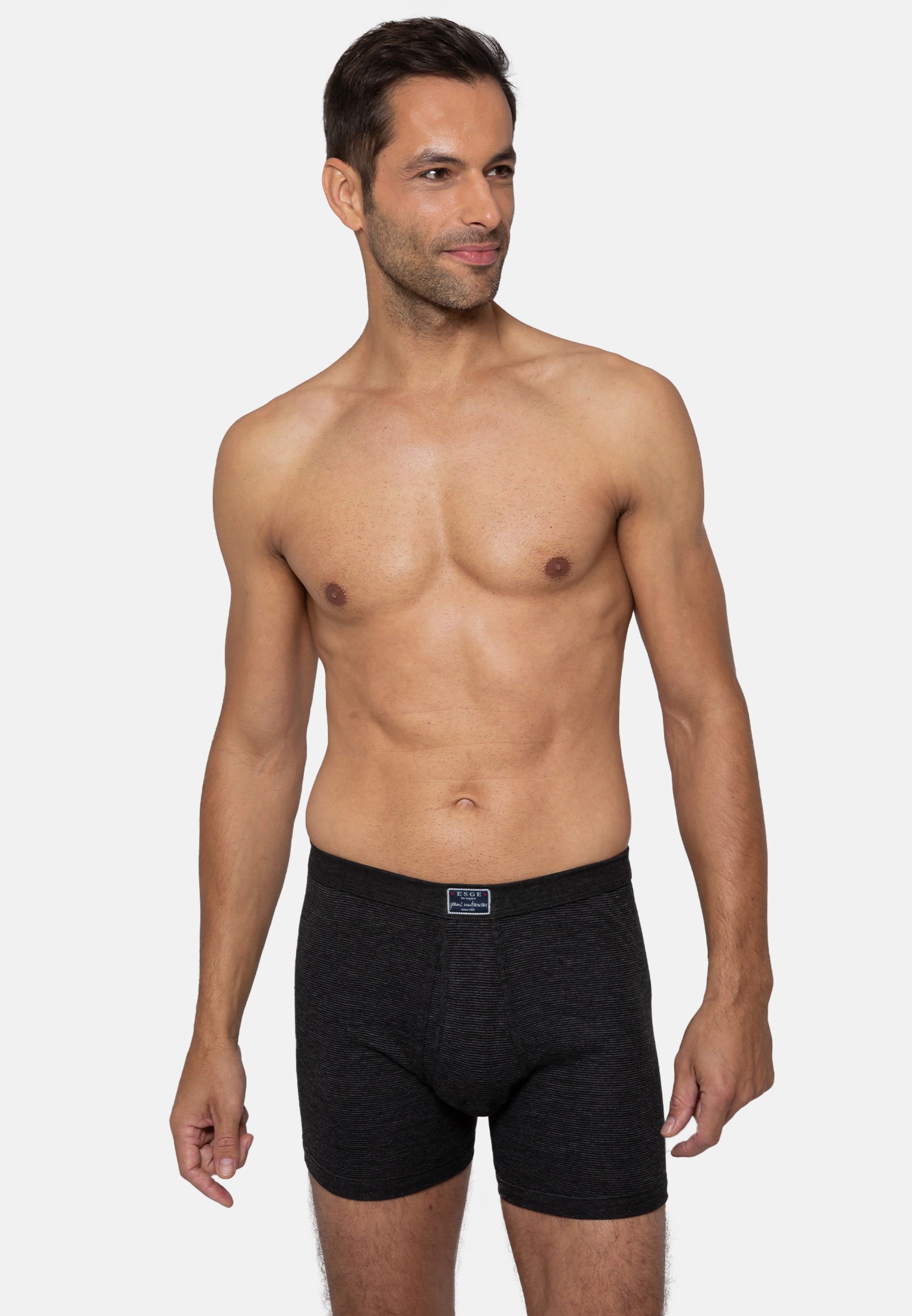 ESGE - Die Wäsche-Macher Retro Boxer 5er Pack - Feinripp Jeans (Spar-Set, 5 günstig online kaufen