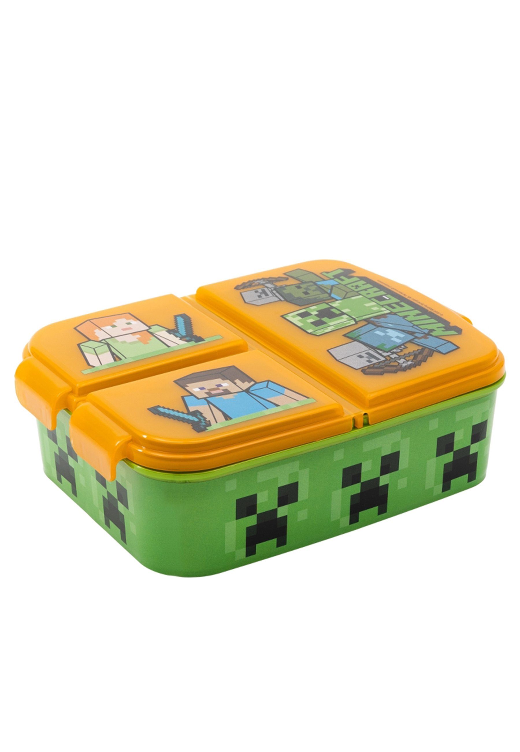 Minecraft Lunchbox Brotdose Vesperdose mit Fächern Minecraft, 3