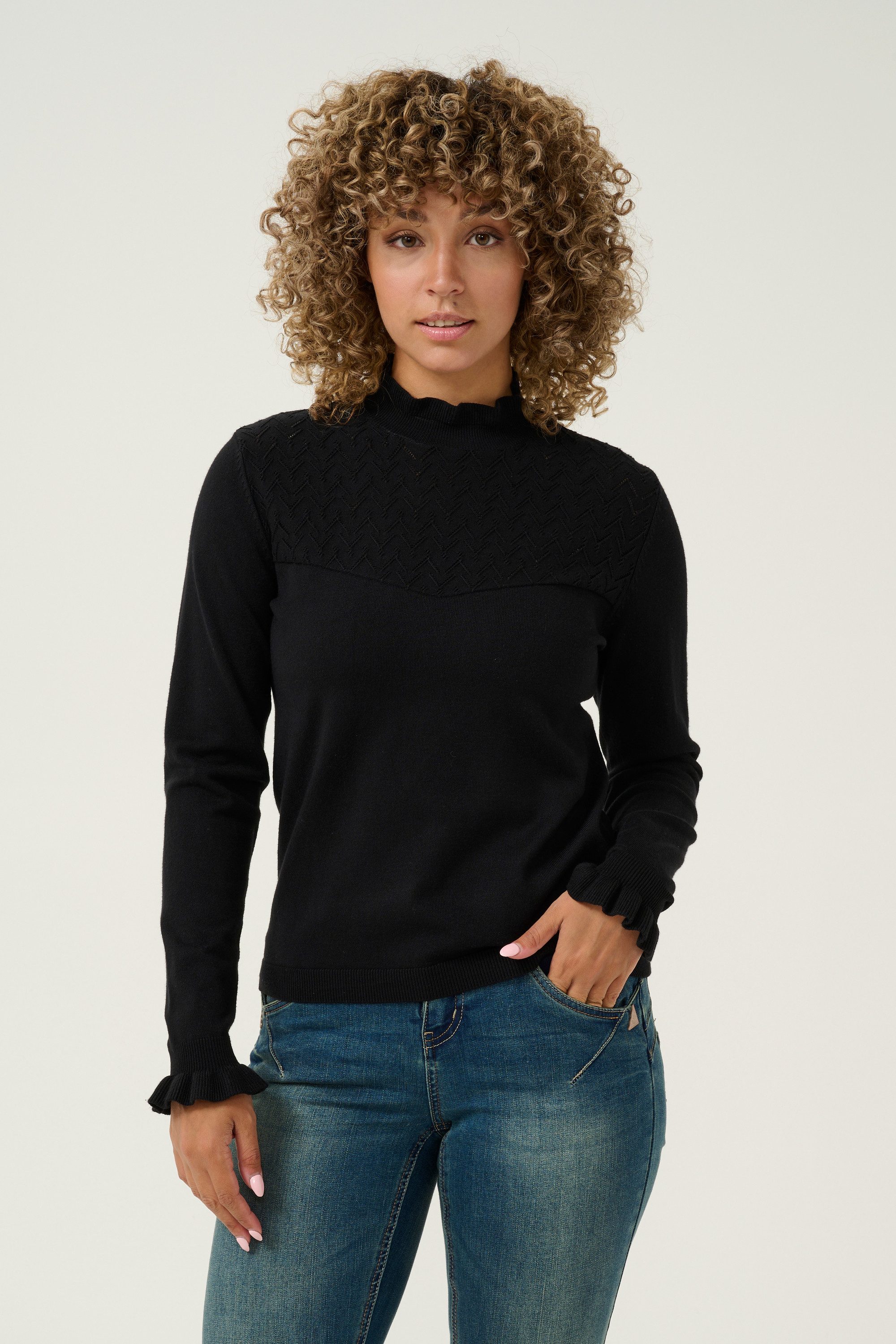 Cream Strickpullover Strickpullover CRVillea