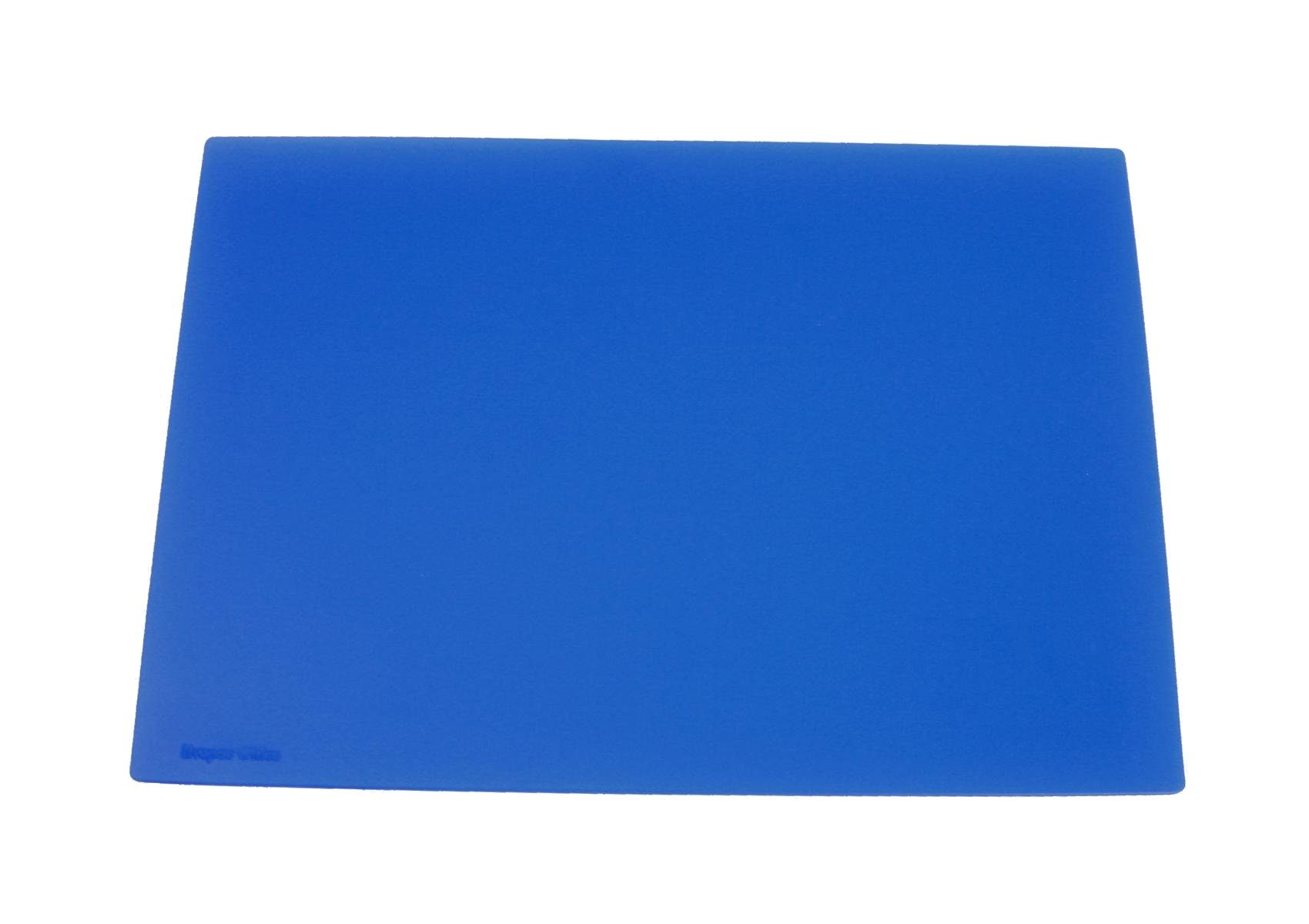 Livepac Office Schreibtischunterlage Schreibtischunterlage 30x42cm / Farbe: transluzent blau