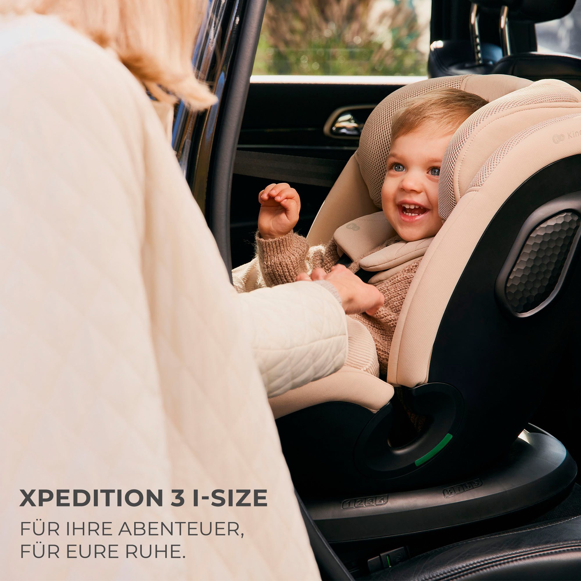 Kinderkraft Autokindersitz XPEDITION 3 i-Size, ab: Geburt, ab: 76 cm, bis: 105 cm, 360° – drehbarer Kindersitz