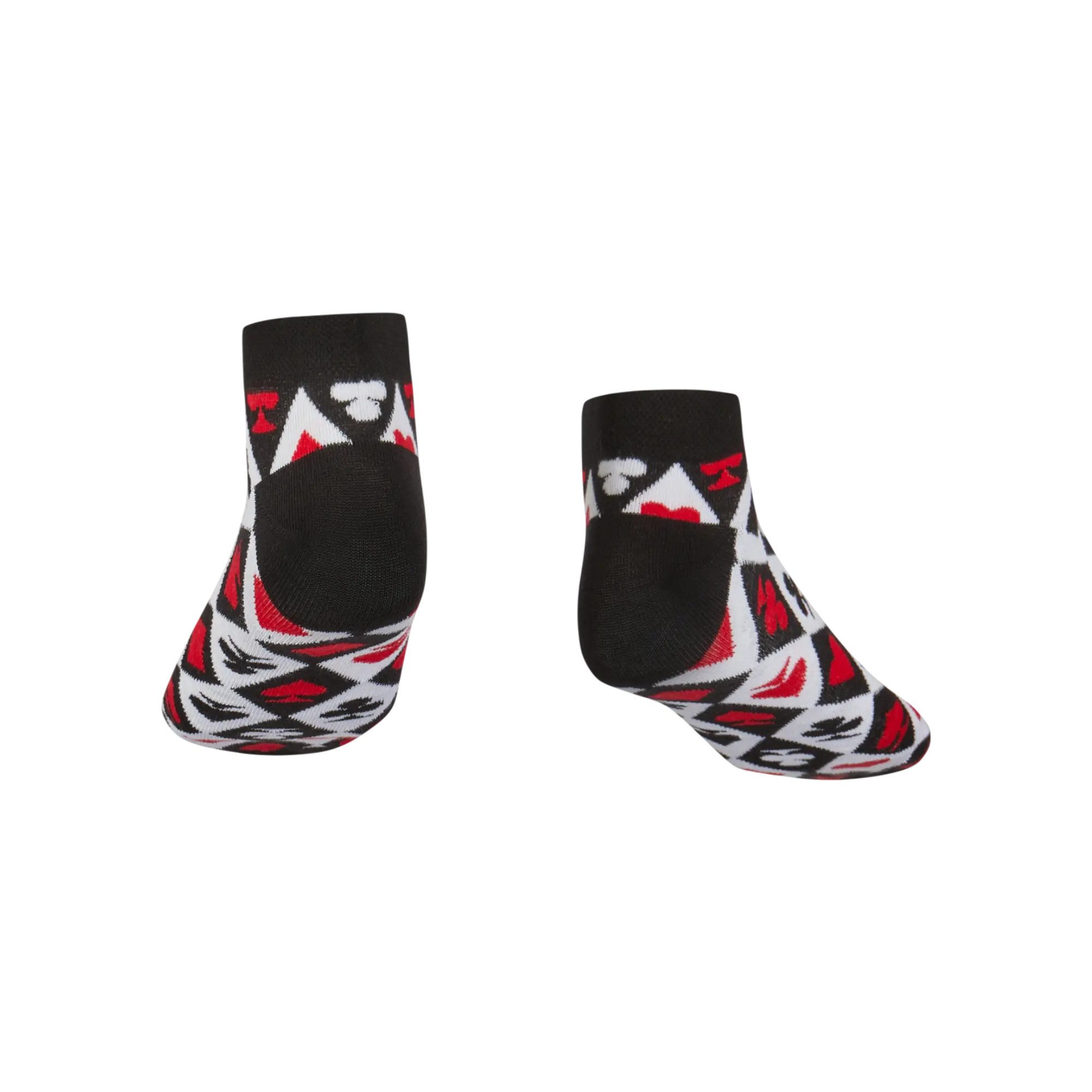 AbgeStrumpft Sneakersocken Abgestrumpft Sneaker Kartenspiel (1 Paar, 1-Paar, 1 Paar) lustiges Design