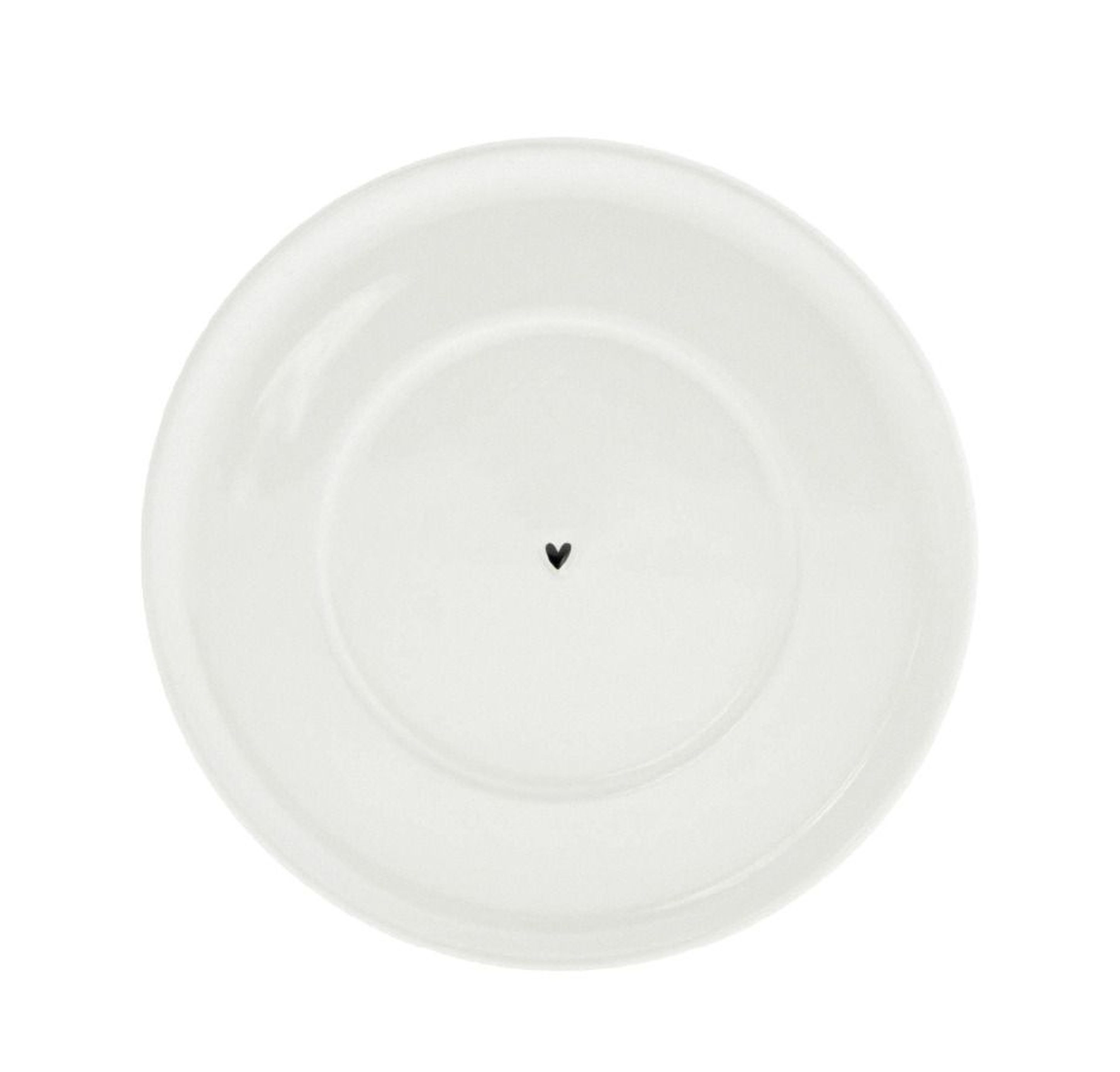 Bastion Collections Untertasse Bastion Collections - Unterteller Untertasse D 15cm Weiß Herz RJ/PL