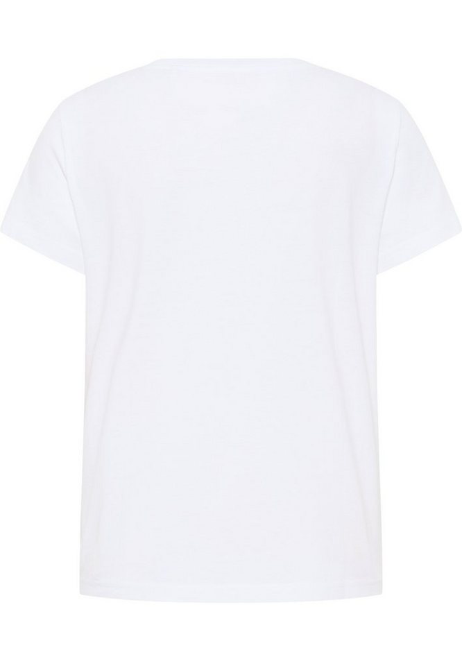 MUSTANG T-Shirt Style Alina C Print, Label-Print auf Brusthöhe