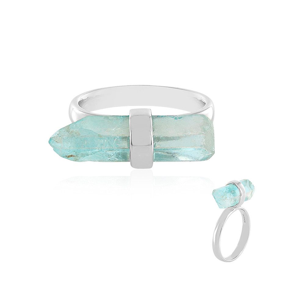Cavill Silberring Brasilianischer 6,60ct Himmelblauer Quarz günstig online kaufen