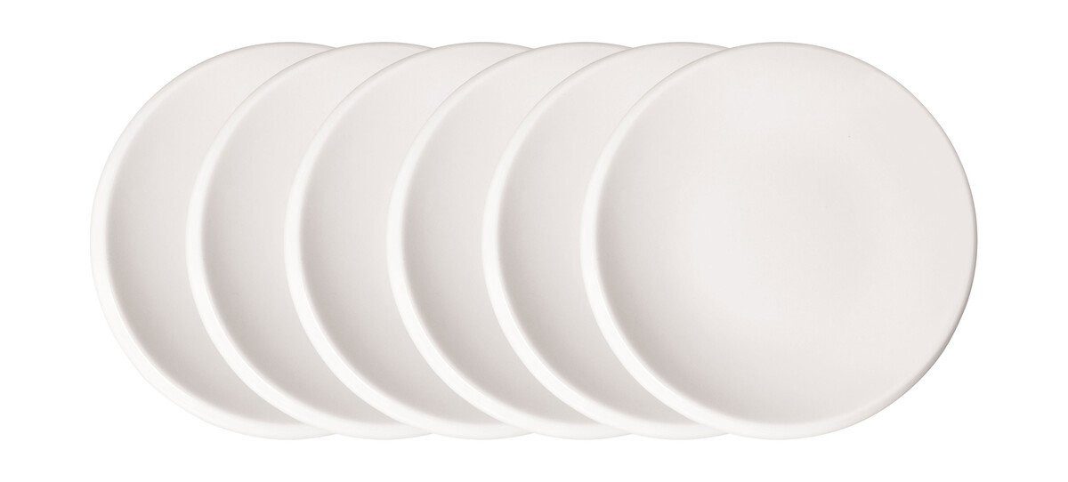 Villeroy & Boch Brotteller Brotteller NewMoon weiß 6-tlg.