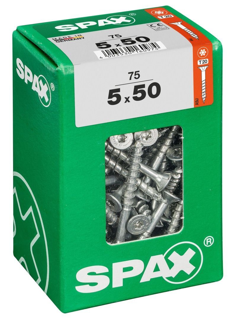 20 75 TX mm Universalschrauben 50 5.0 x Spax SPAX - Holzbauschraube
