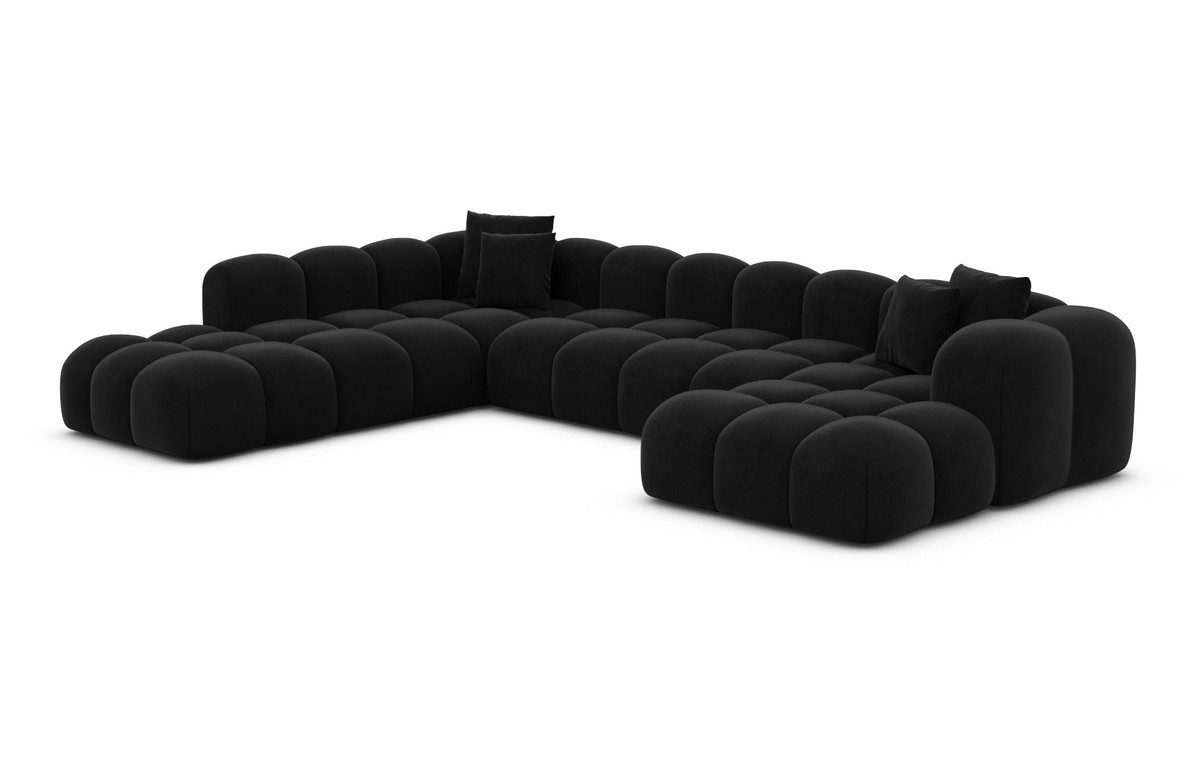 Sofa Dreams Wohnlandschaft Polster Stoffsofa Modern Ottomane Couch Samtstof günstig online kaufen