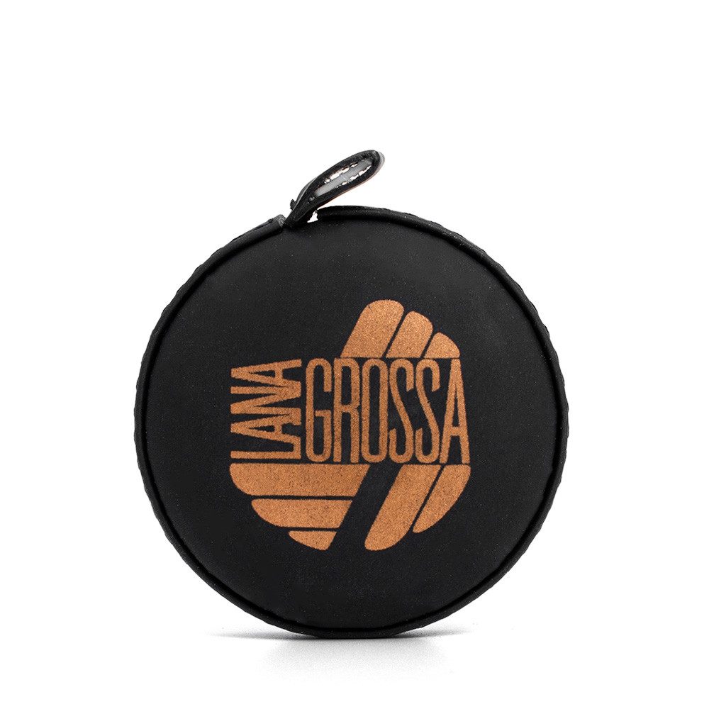 LANA GROSSA Stricknadeln Lana Grossa Rollmaßband Classic 150 cm schwarz selbstaufrollend, Rollmaßband 150 cm, Rollmaßband 150 cm, Kunstleder, schwarz, selbstaufrollend, Ø 5,5 cm