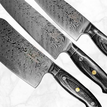 Küchenkompane Messer-Set Asiatisches Messerset Kumai 8-teiliges Küchenmesser Set Premium (8-tlg)