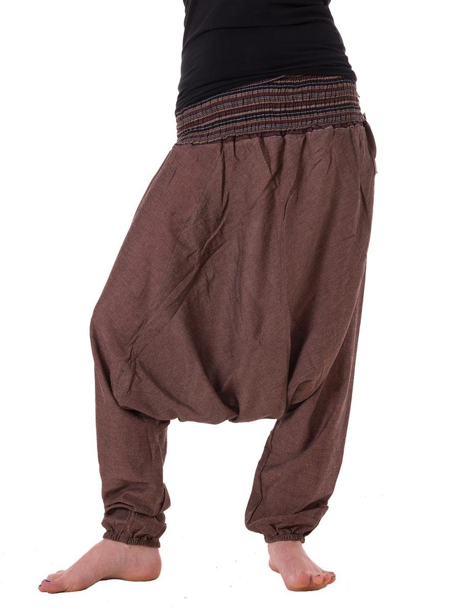 Vishes Haremshose Luftige Sommerhose Haremshose Pluderhose Baggahose, Yogah günstig online kaufen