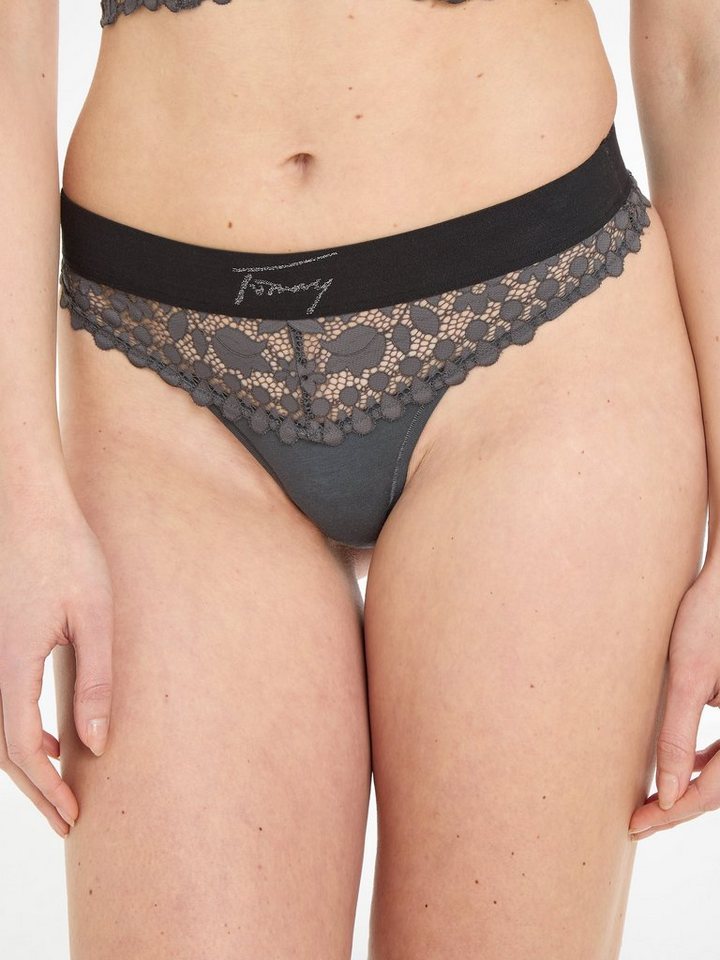 Tommy Hilfiger Underwear String THONG LACE mit modischem Logobund