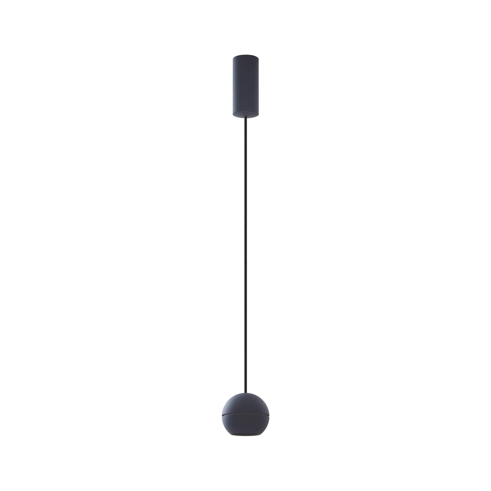 Lucande Hängeleuchte Plarion, LED, Metall, Blau warmweiß IP20, LED 6 W gesamt, warmweiß