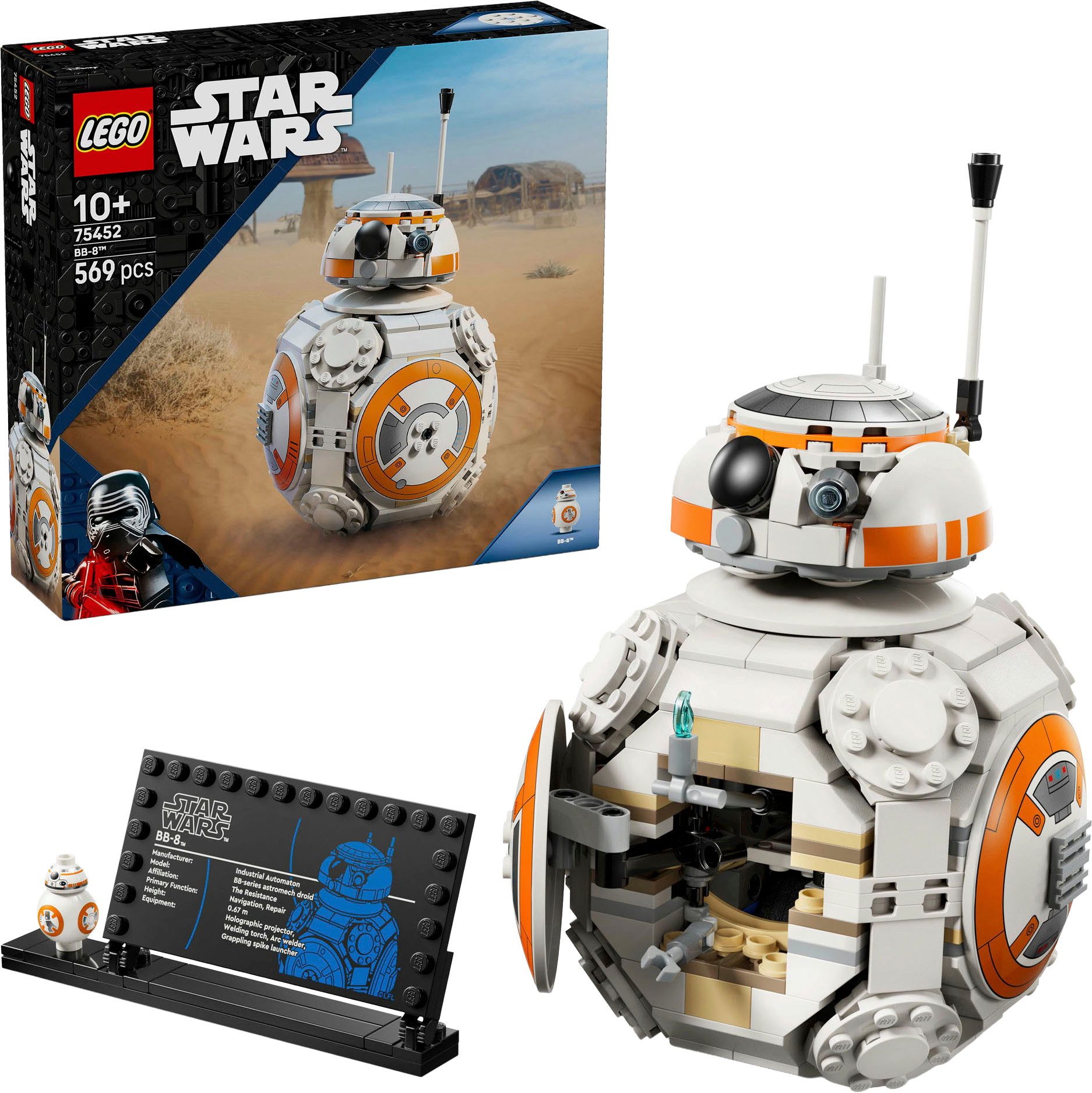 Der Astromech-Droide BB-8 (75452), LEGO Star Wars Konstruktionsspielsteine