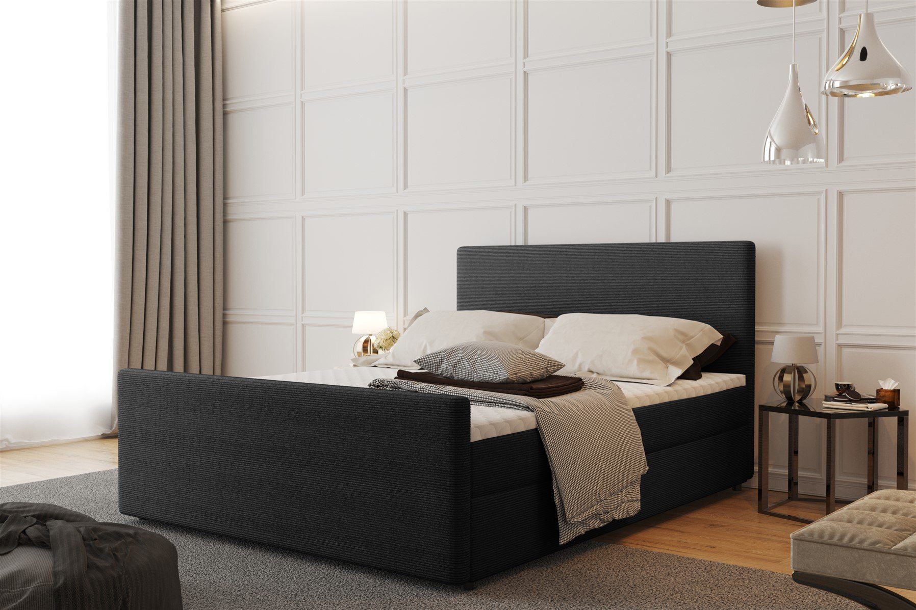 Fun Möbel Boxbett Schlafzimmerbett CARMEN LUX günstig online kaufen