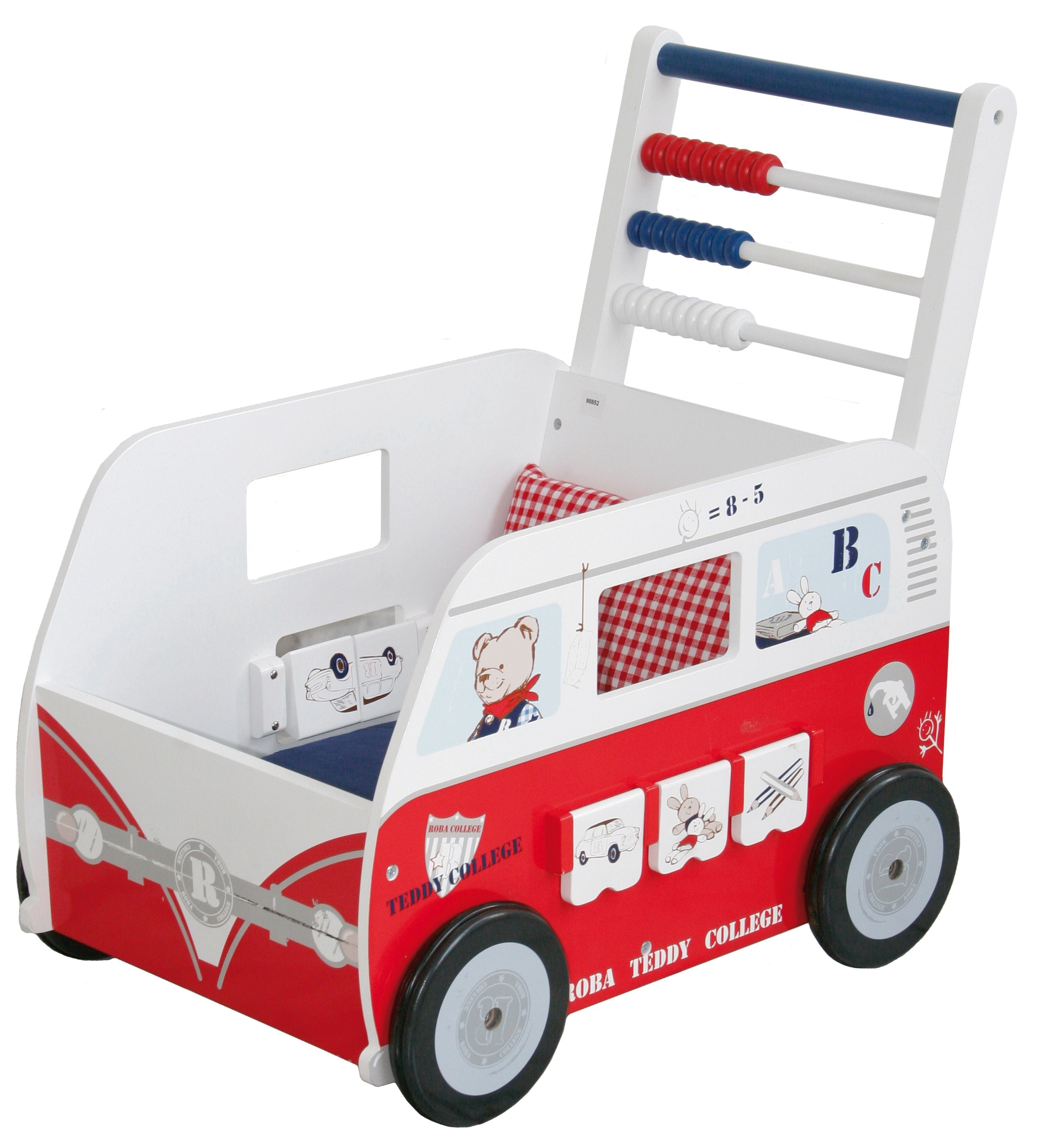 roba® Puppenwagen Teddy College, Puppenwagen inkl. Kissen, Decke und Spielf günstig online kaufen