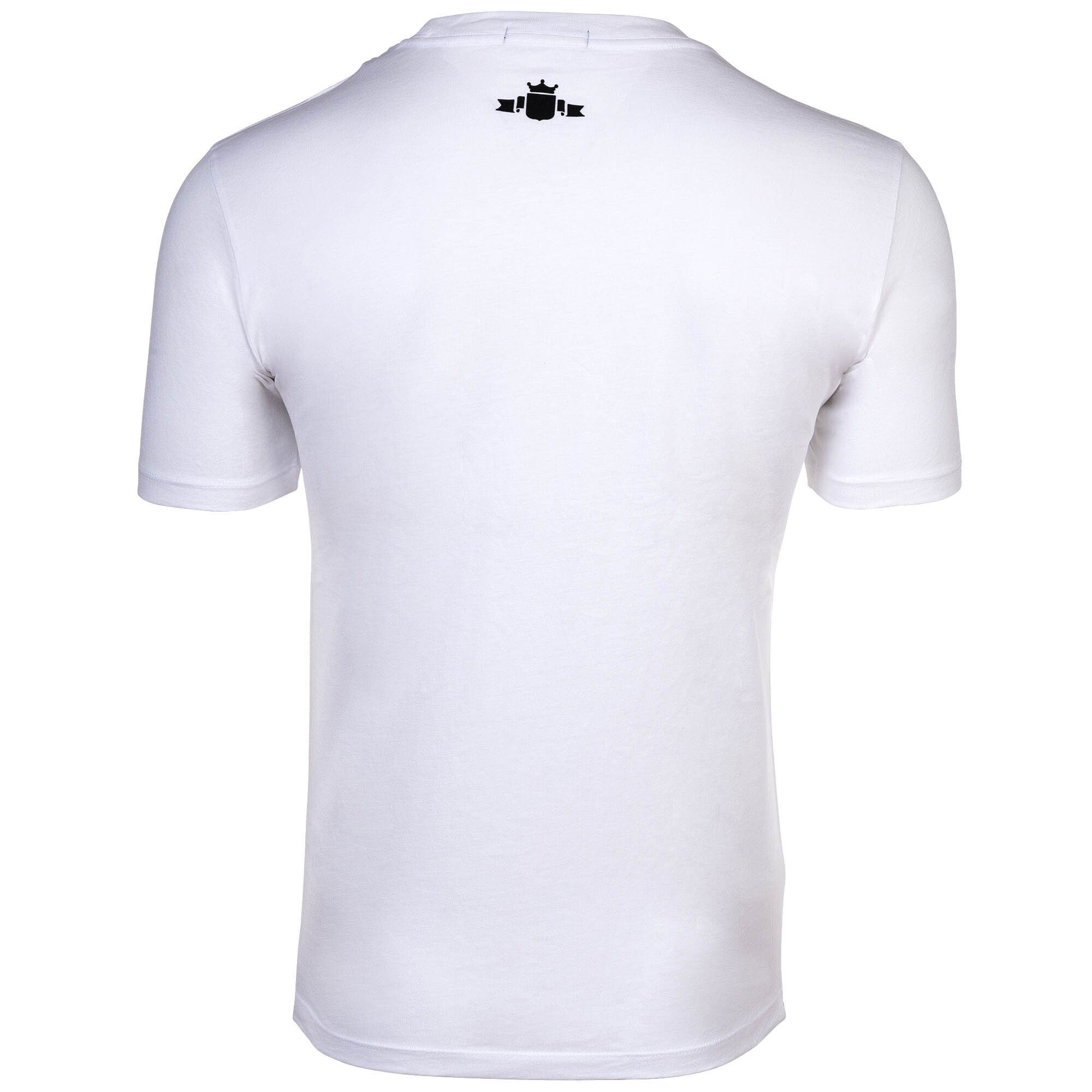 Herren - Replay Rundhals, Weiß Logo T-Shirt 1/2-Arm, T-Shirt