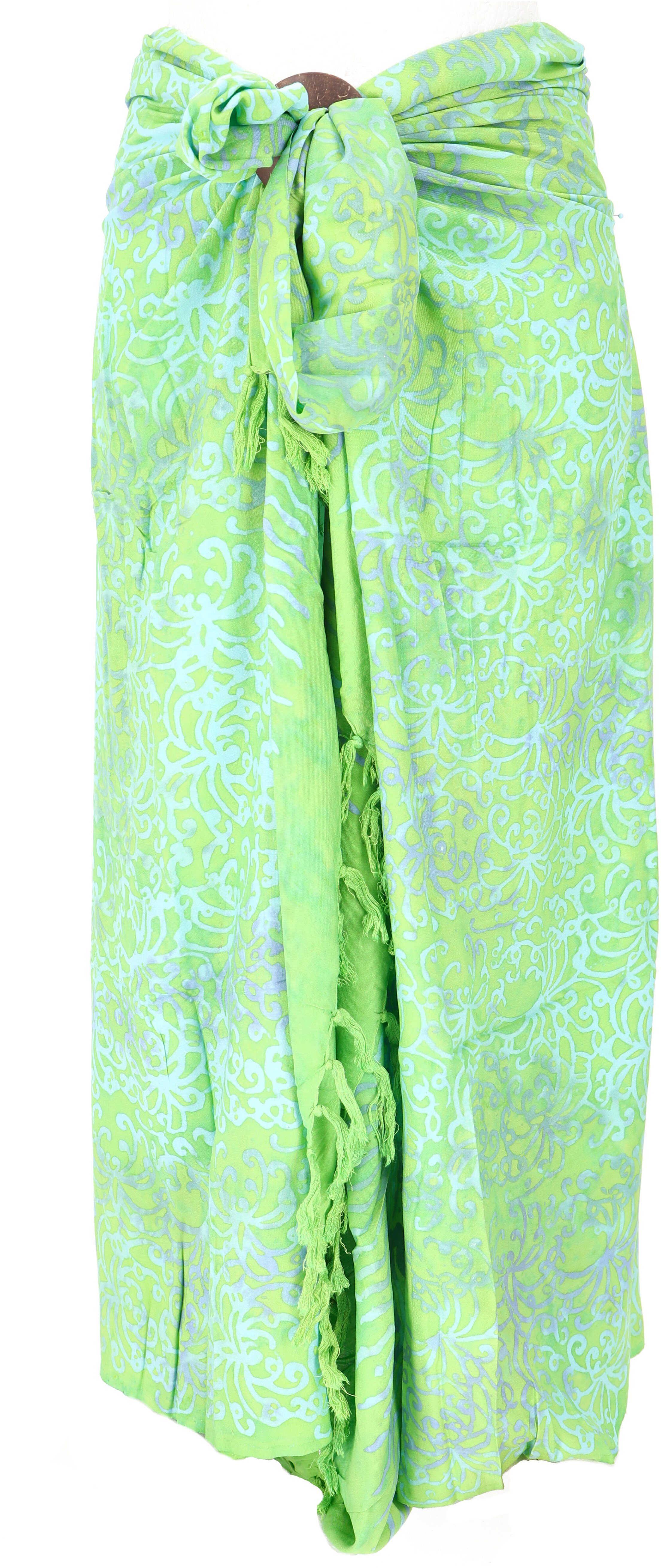 Bali Wandbehang, Wickelrock,.. Sarong Design 8/lemon Guru-Shop Batik Sarong,