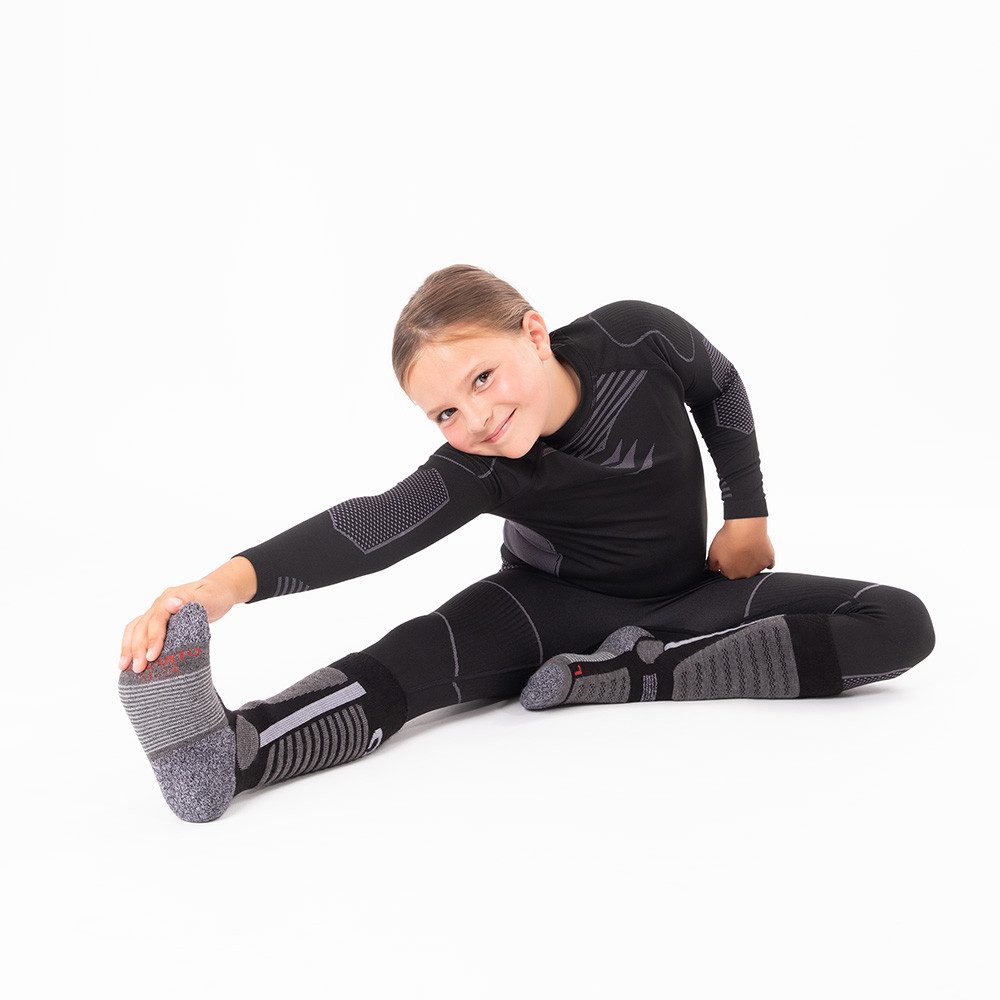 OCCULTO Skisocken Kinder Skisocken 2er Pack (Modell: Charlie) (2-Paar)