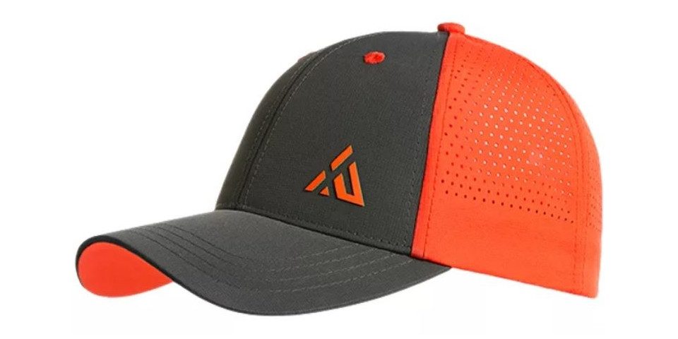 STÖHR Schirmmütze Lasercut Cap anthracite orange