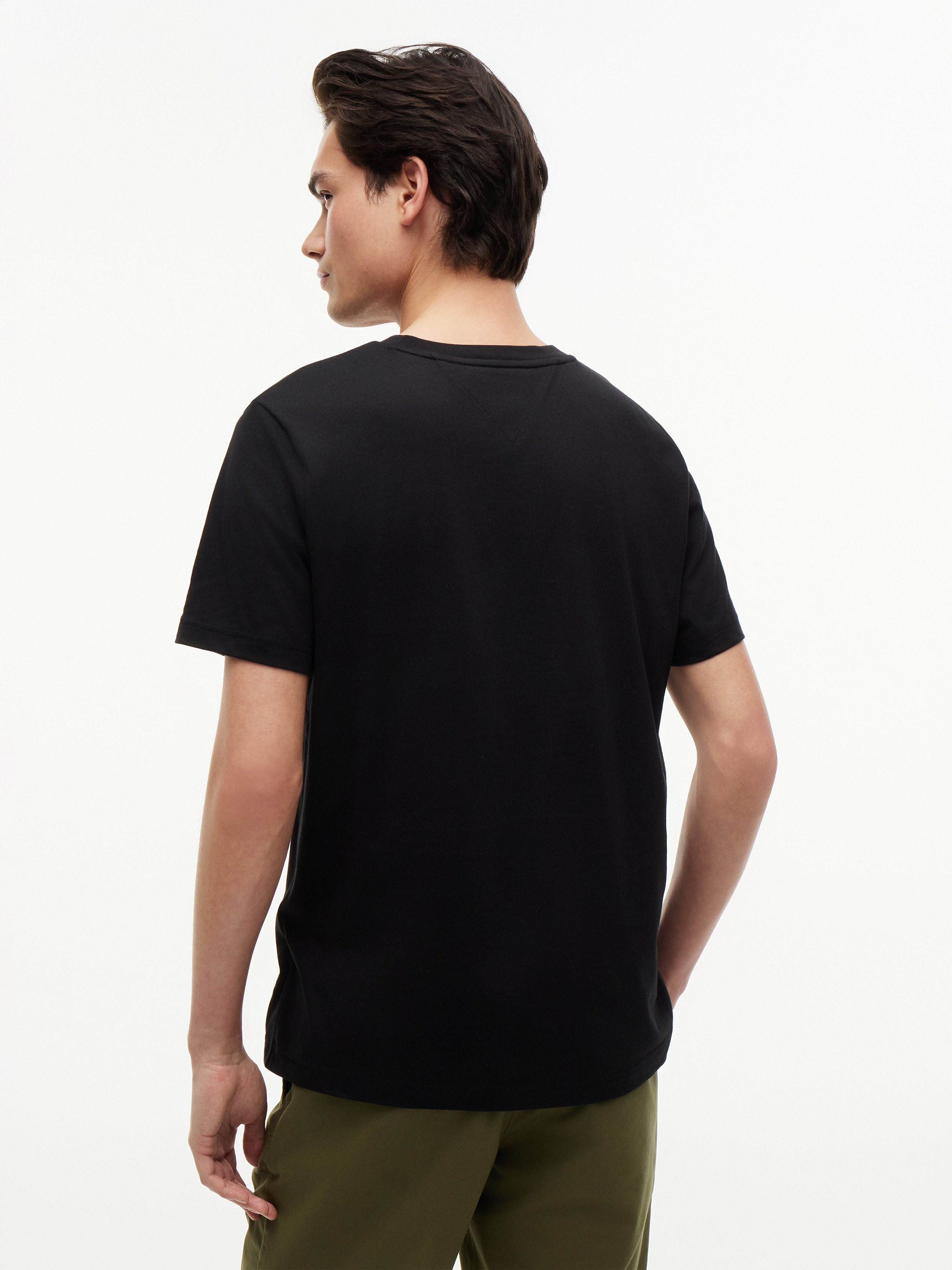 Tommy Hilfiger T-Shirt SCRIPT FLAG REGULAR TEE aus Jersey mit Flag-Grafik