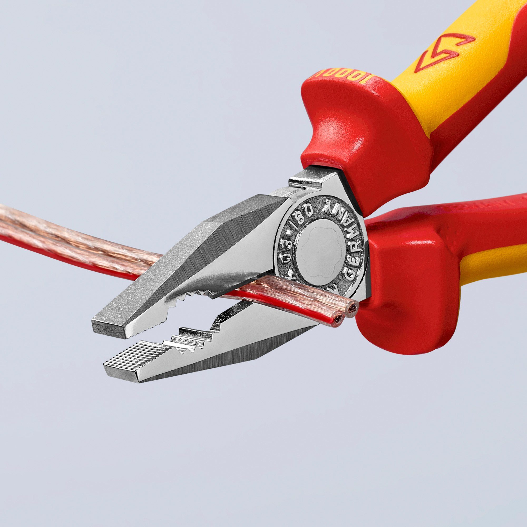Knipex Kombizange KNIPEX Kombizange 03 06 180 VDE, (Länge 180mm)