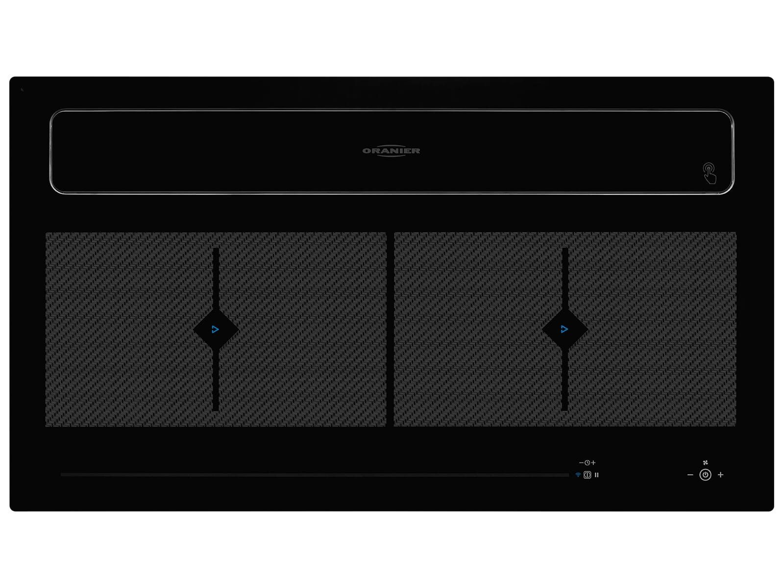 Oranier Kochfeld mit Dunstabzug 2094 58, Timer, TouchControl-Bedienung