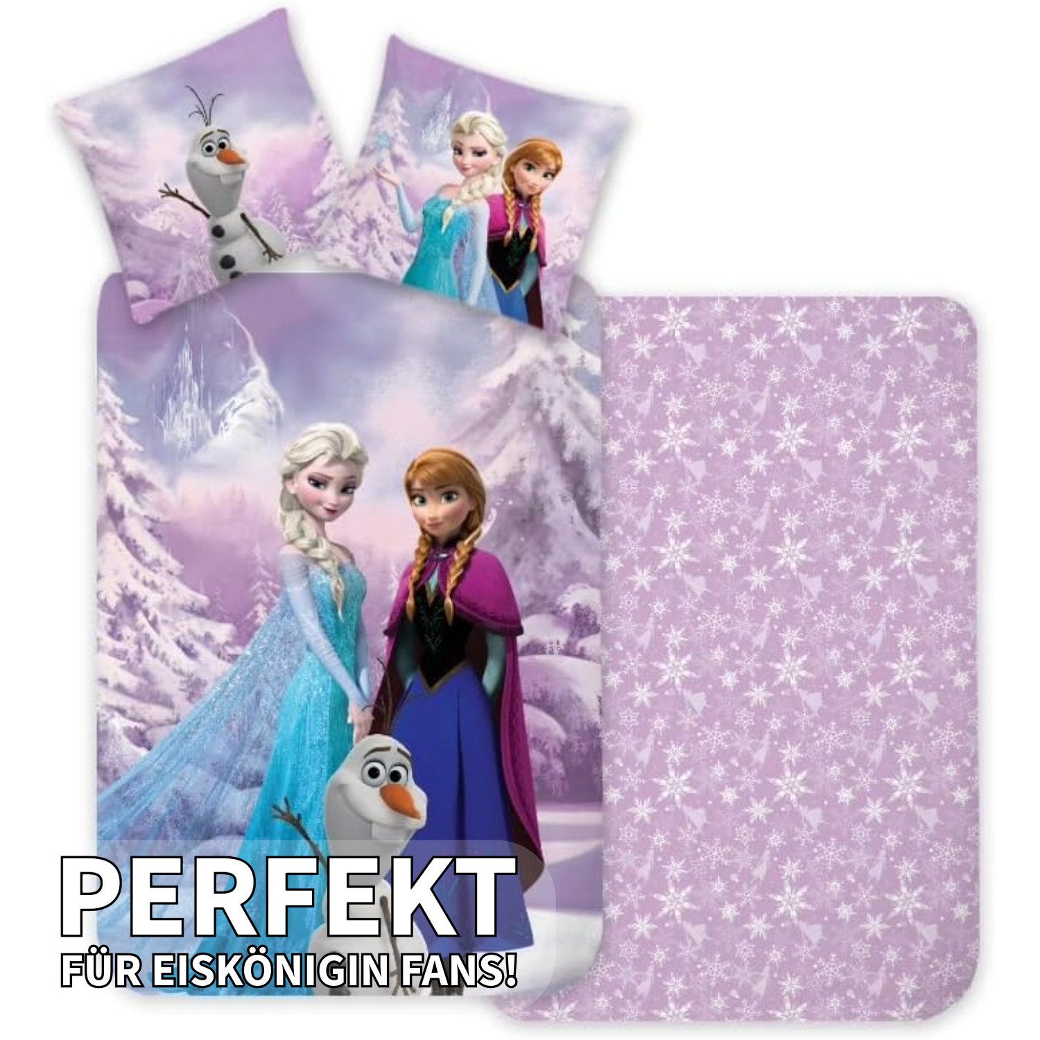 BrandMac Kinderbettwäsche Disney Frozen Bettwäsche-Set Anna, günstig online kaufen
