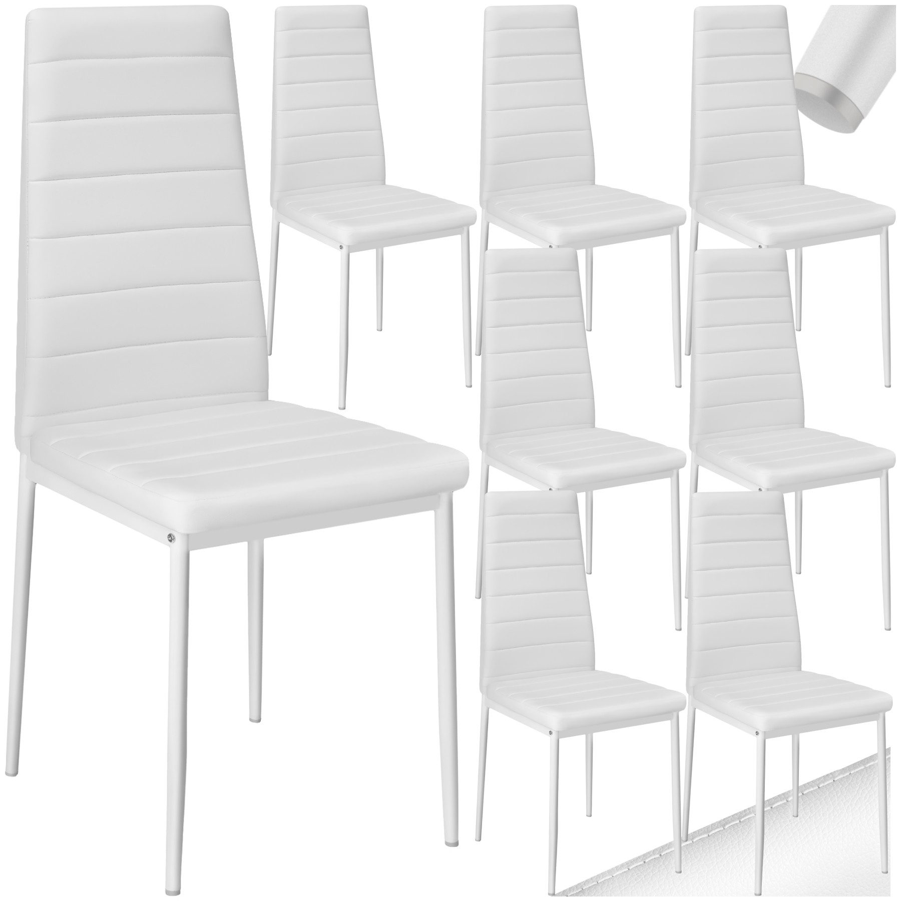 tectake Esszimmerstuhl Set Esszimmerstuhl (Set, 8 günstig online kaufen