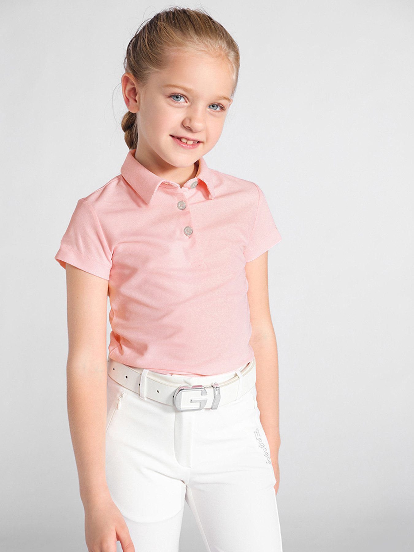 DEBAIJIA Poloshirt Mädchen Golf Poloshirt Schnell trocknend Kurzarm Sport Freizeit