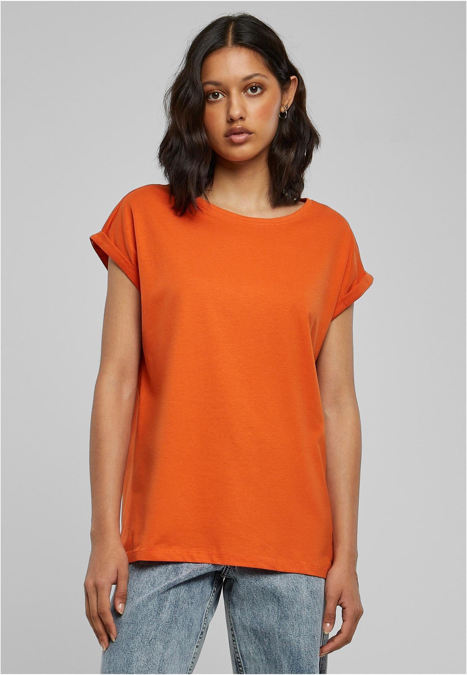 URBAN CLASSICS Rundhalsshirt Ladies Extended Shoulder günstig online kaufen