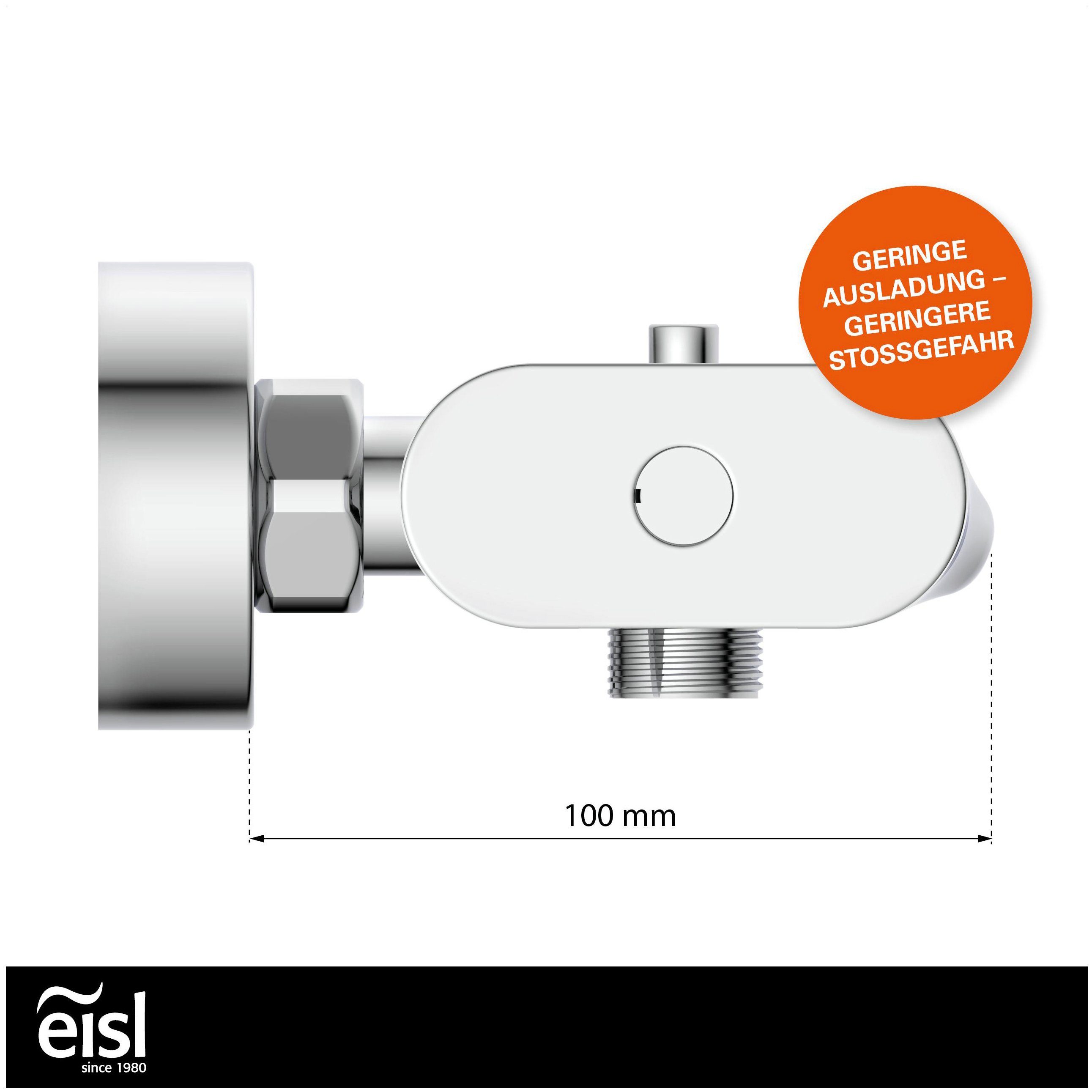 Eisl Wannenthermostat CARNEO Schwallauslauf, Eco-Stopp-Funktion, Sicherheitssperre – Bild 5 von 5