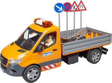 Bruder® Spielzeug-Transporter MB Sprinter Kommunal mit Fahrer Licht & Sound (02677), Mit Licht und Sound; Made in Europe