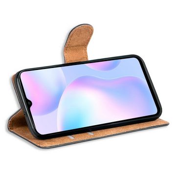 CoolGadget Handyhülle Book Case Handy Tasche für Xiaomi Redmi 9A 6,53 Zoll, Hülle Klapphülle Flip Cover für Redmi 9A Schutzhülle stoßfest