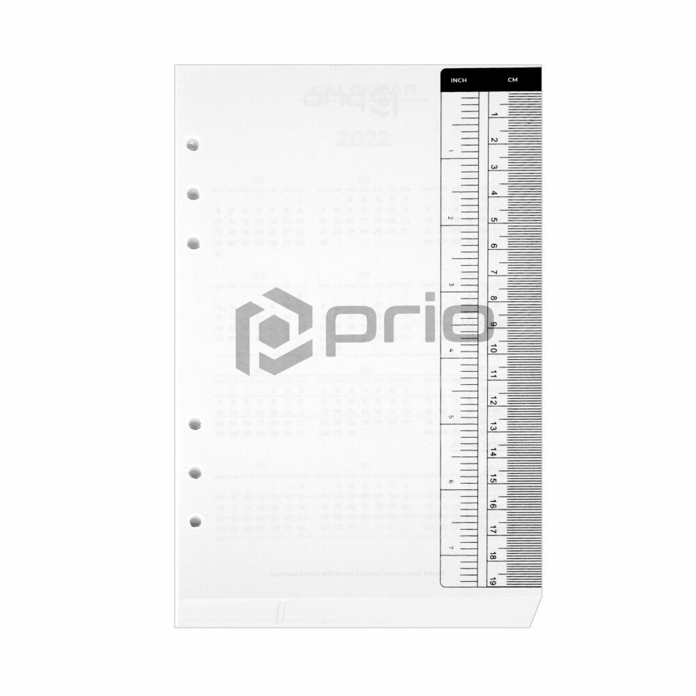 prio prio 5-in-1 Mehrzweck-Notizbuchkalender Ersatz-Papiereinleger Smart-Home-Zubehör