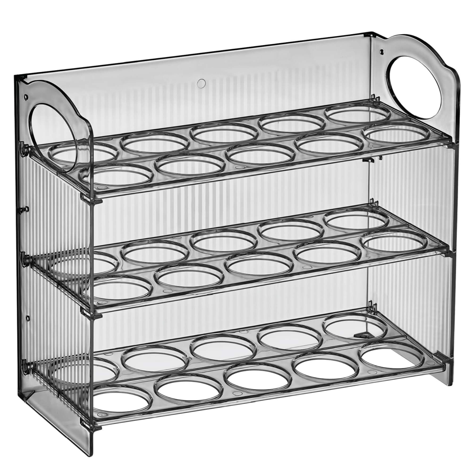 Vip Ahmet Küchenorganizer-Set Eierkorb Für Kühlschrank, 3 Etagen, BPA-frei, (1x Dreistöckiges Eierhalter), Mehrstöckiger Eierhalter